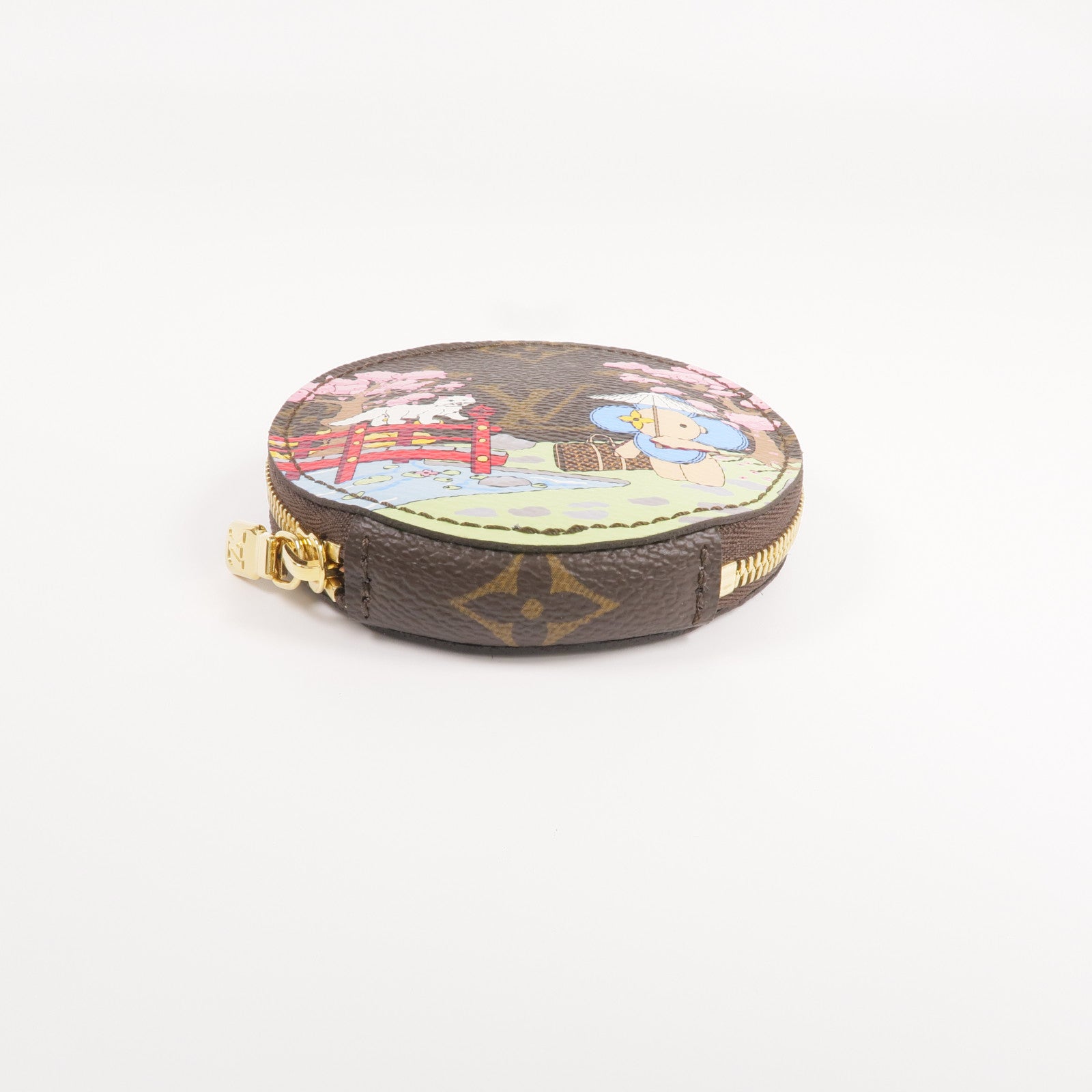 LOUIS VUITTON Monogram Coin Case金扣零錢包