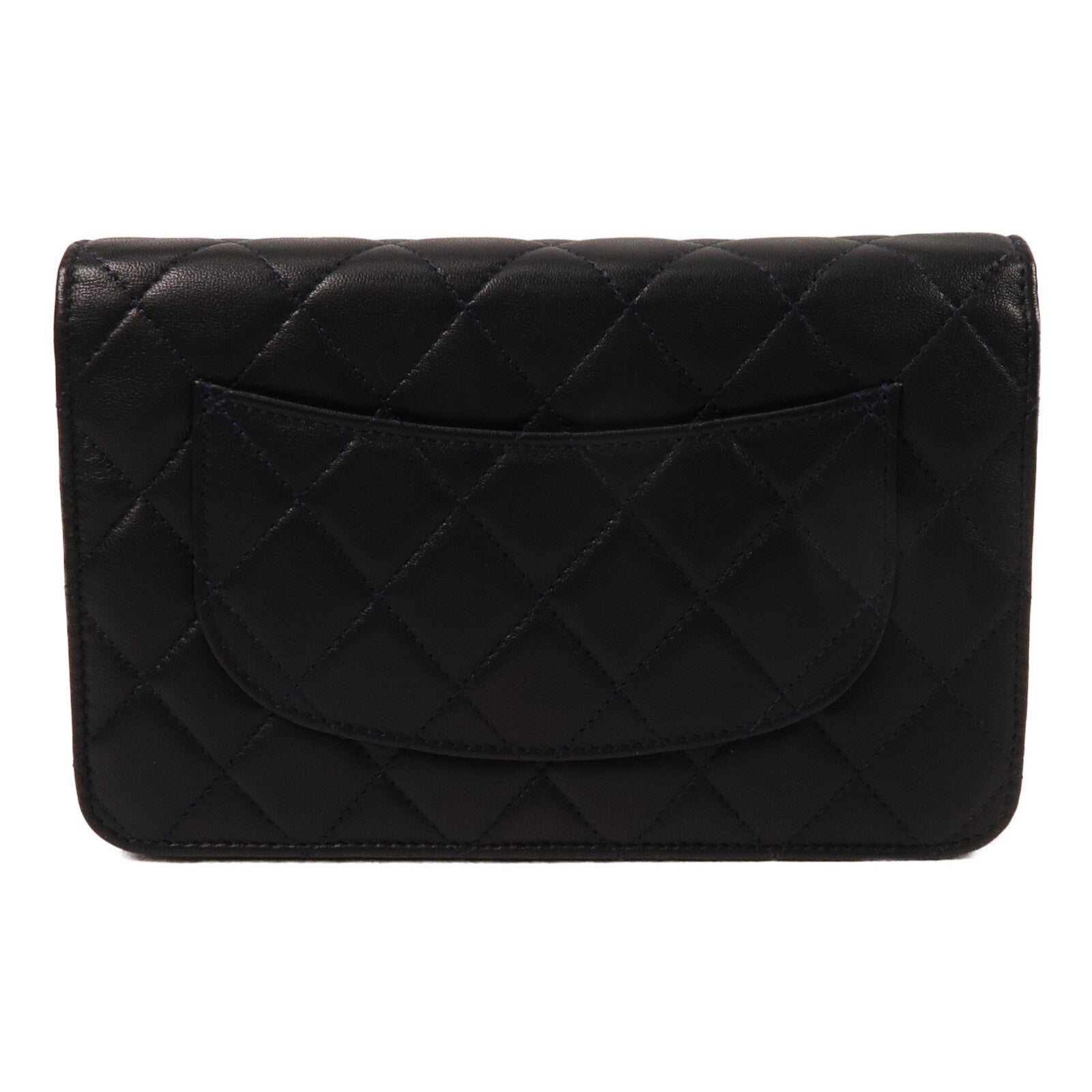 CHANEL 羊皮皮革WOC Wallet On Chain鏈帶肩背袋
