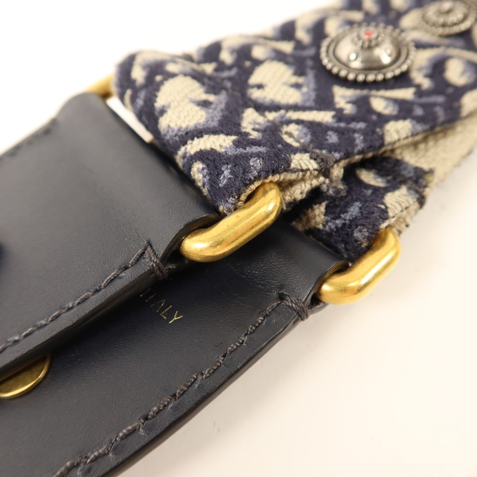 Dior 帆布/金屬Shoulder Strap肩帶