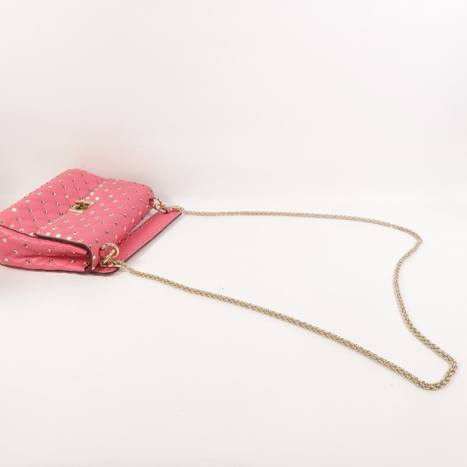 Valentino 牛皮皮革Rockstud Spike手挽肩背兩用袋