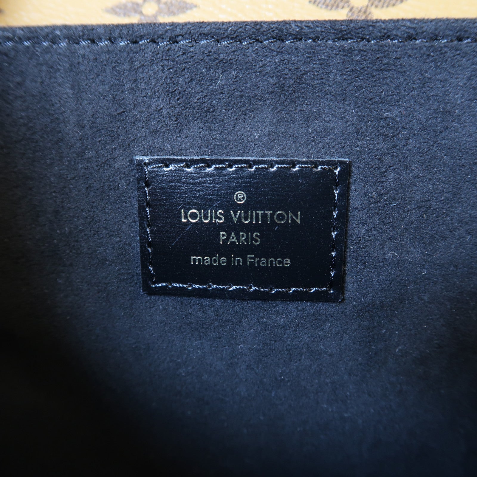 LOUIS VUITTON Monogram Reverse Pochette Métis金扣手挽肩背兩用袋啡色