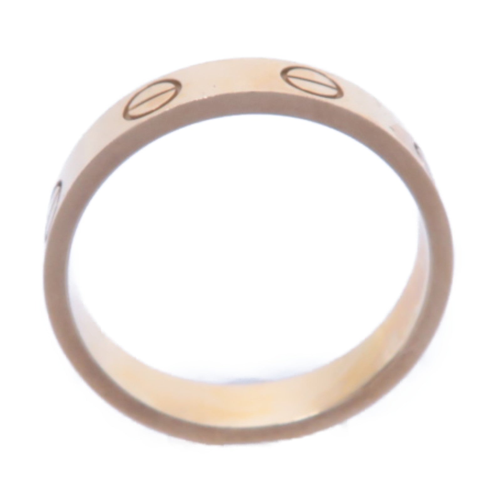 CARTIER 18K玫瑰金Wedding Ring戒指Cartier#50/US#5.25