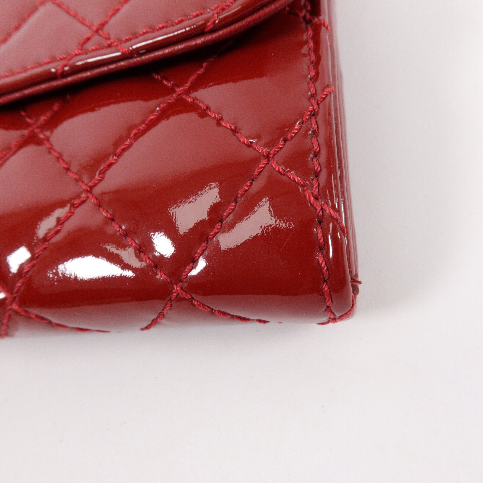CHANEL 漆皮皮革Chain Shoulder鏈帶肩背袋