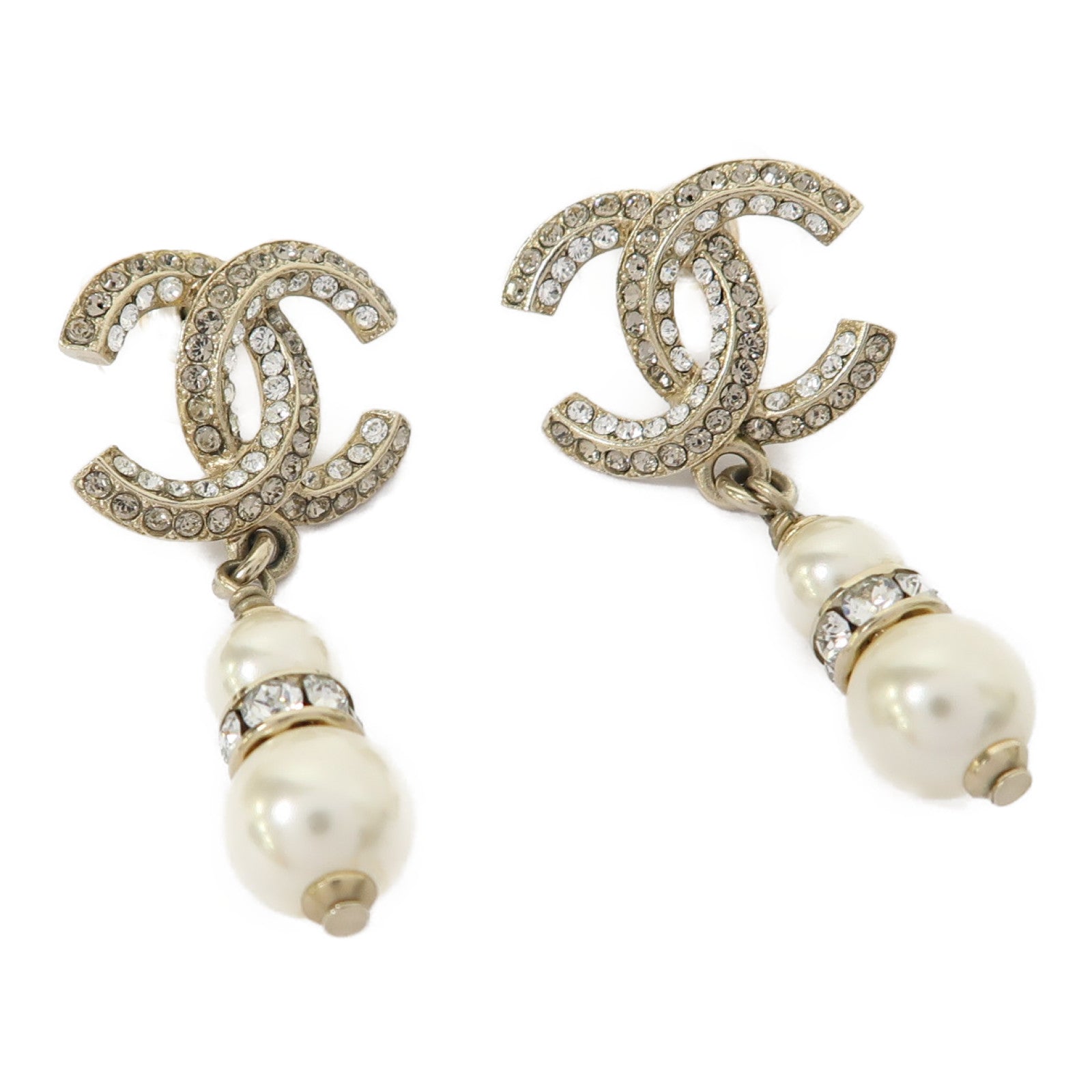 CHANEL 金屬Earrings耳環金色