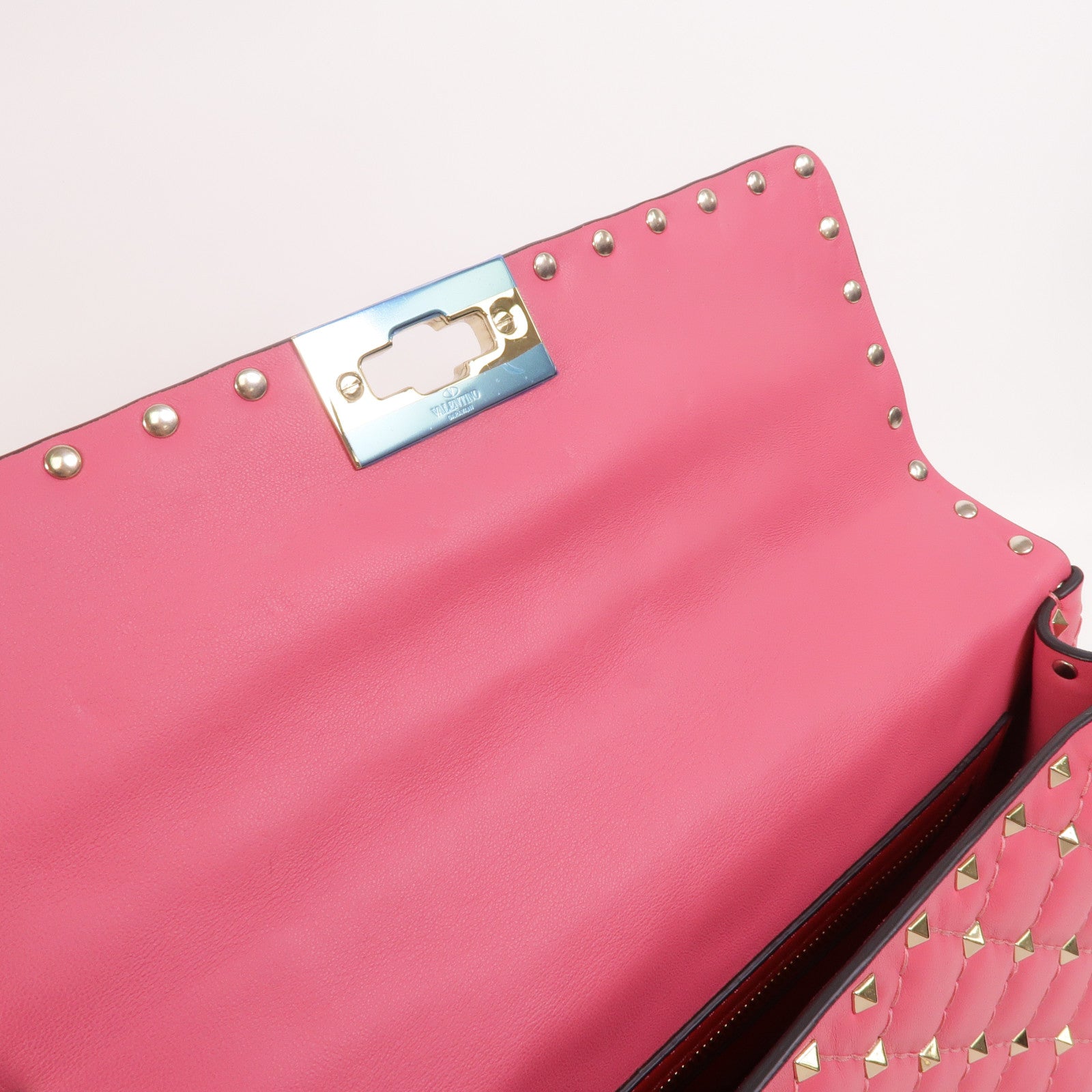 Valentino 牛皮皮革Rockstud Spike手挽肩背兩用袋