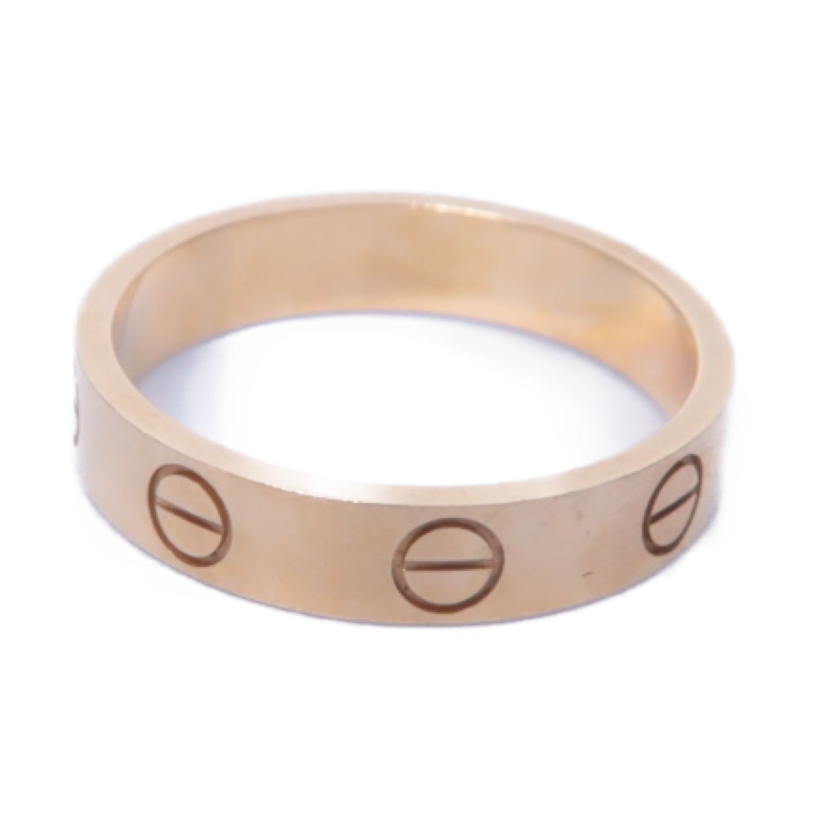CARTIER 18K玫瑰金Wedding Ring戒指Cartier#50/US#5.25