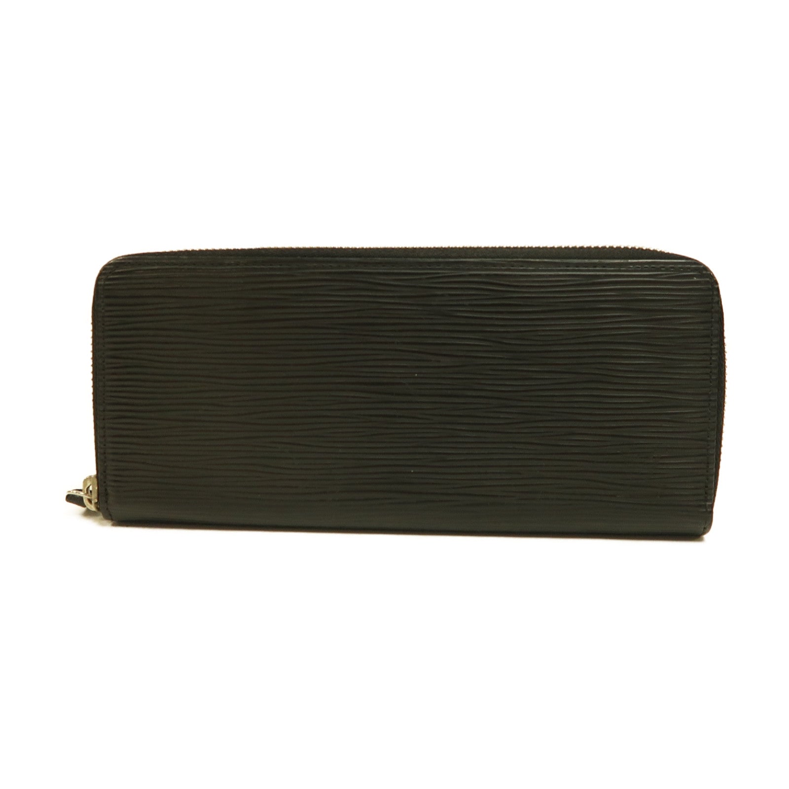 LOUIS VUITTON 【激減優惠】Epi Zipper Long Wallet銀扣拉鏈長錢包黑色