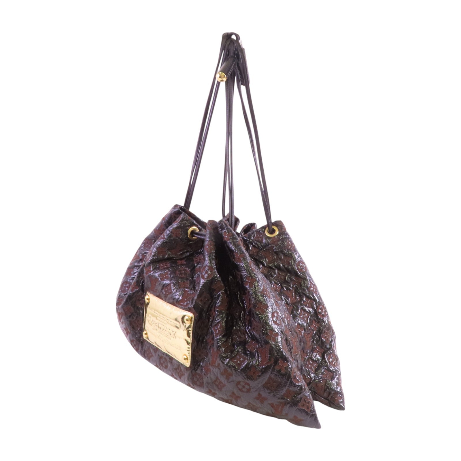 LOUIS VUITTON LV Envinil Squishy Golden Shoulder Bag M95259 Monogram Jacquard