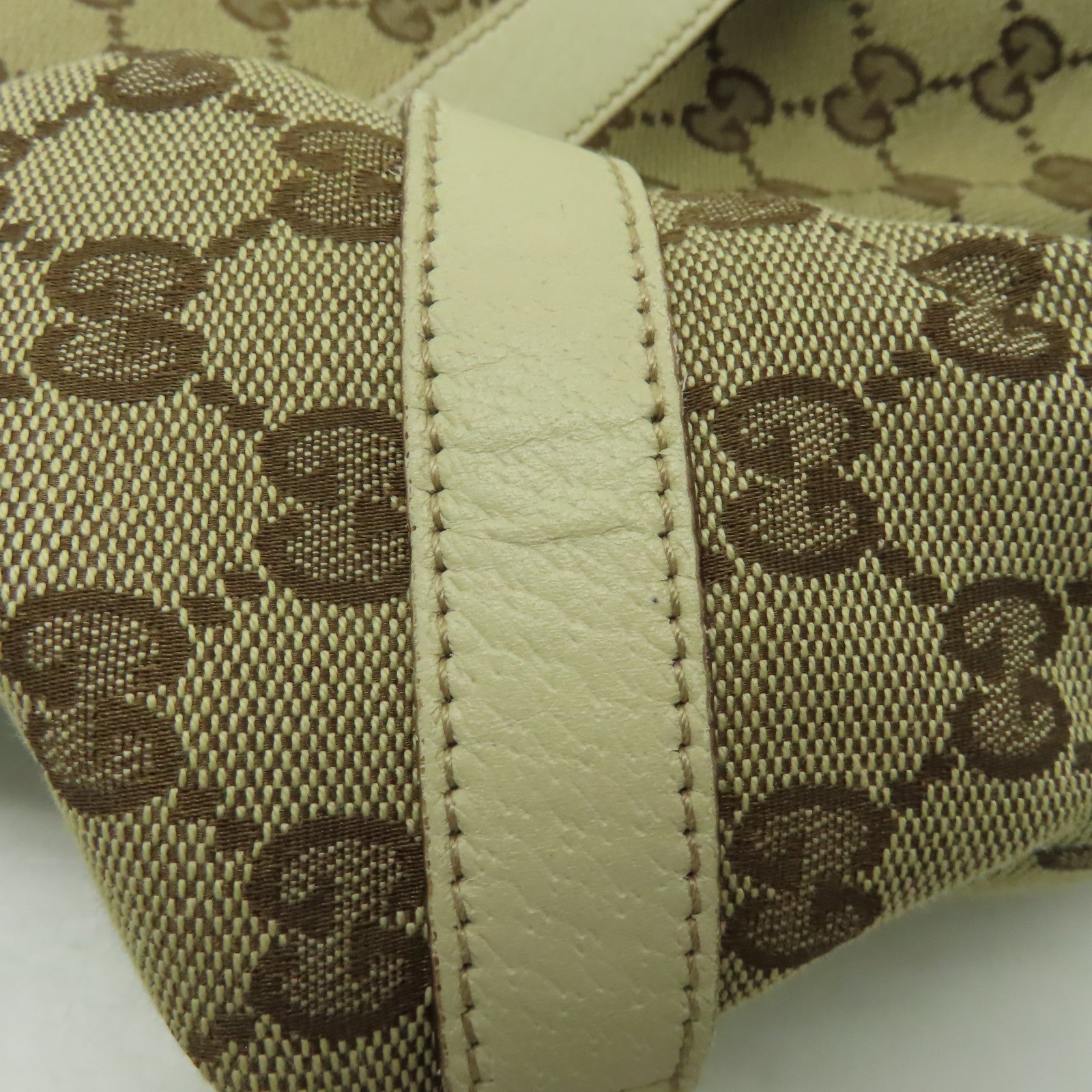 GUCCI 【激減優惠】帆布Shoulder Bag金扣肩背袋啡色