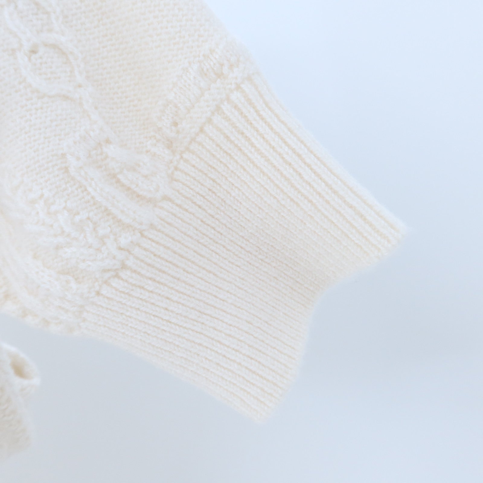 HERMES Wool/Cashmere Cardigan針織