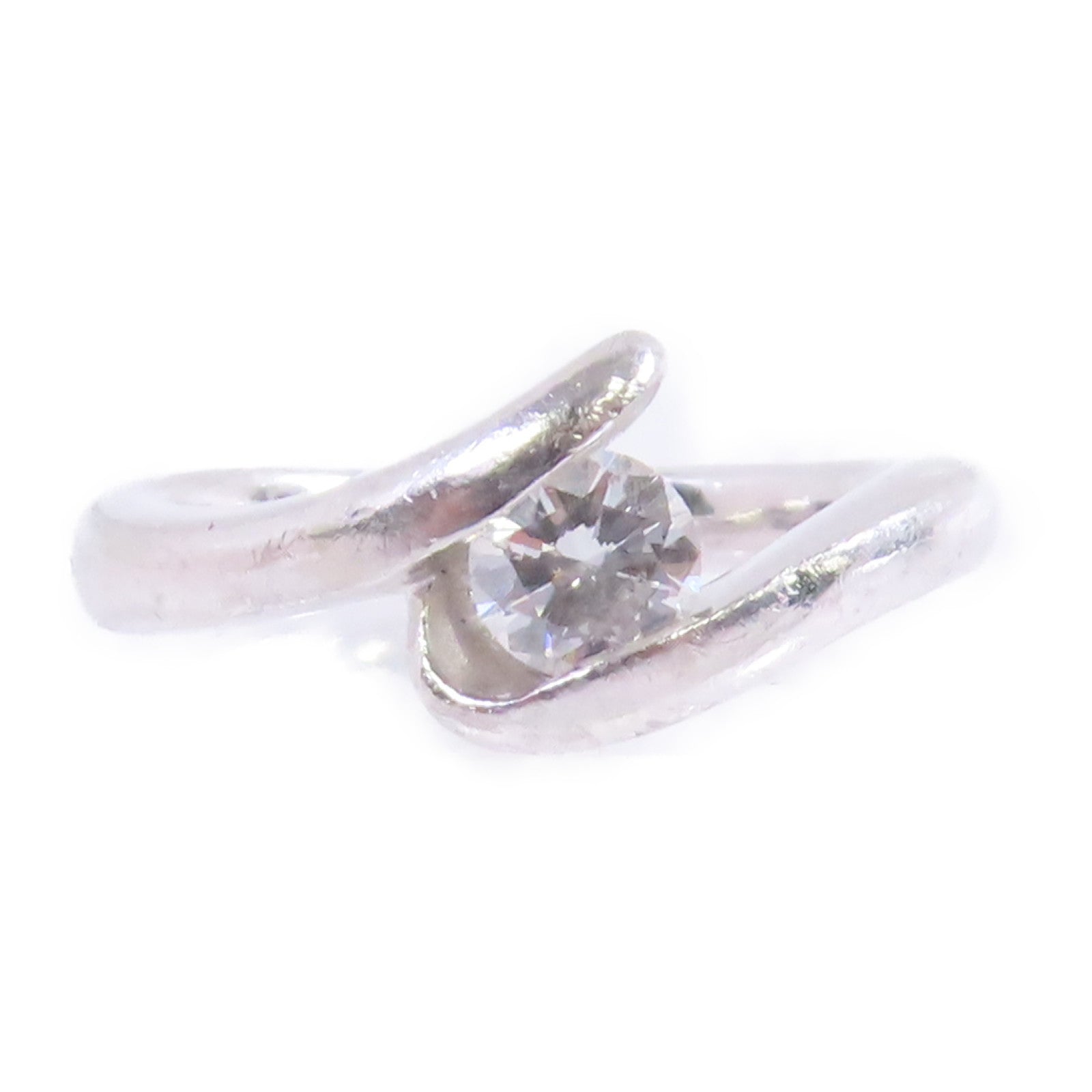 JEWELRY 18K白金/鑽石Diamond Ring戒指US#4.75