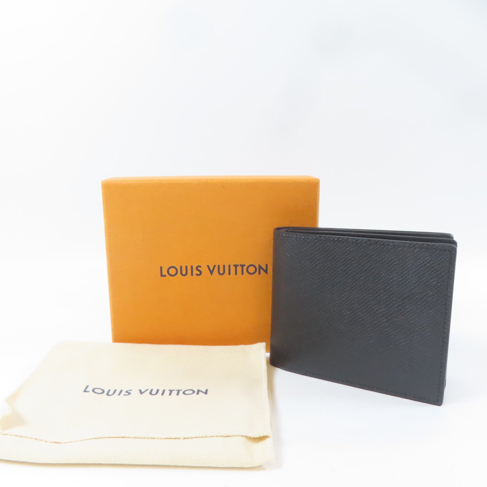 LOUIS VUITTON Tiaga Amerigo Wallet銀扣錢包黑色