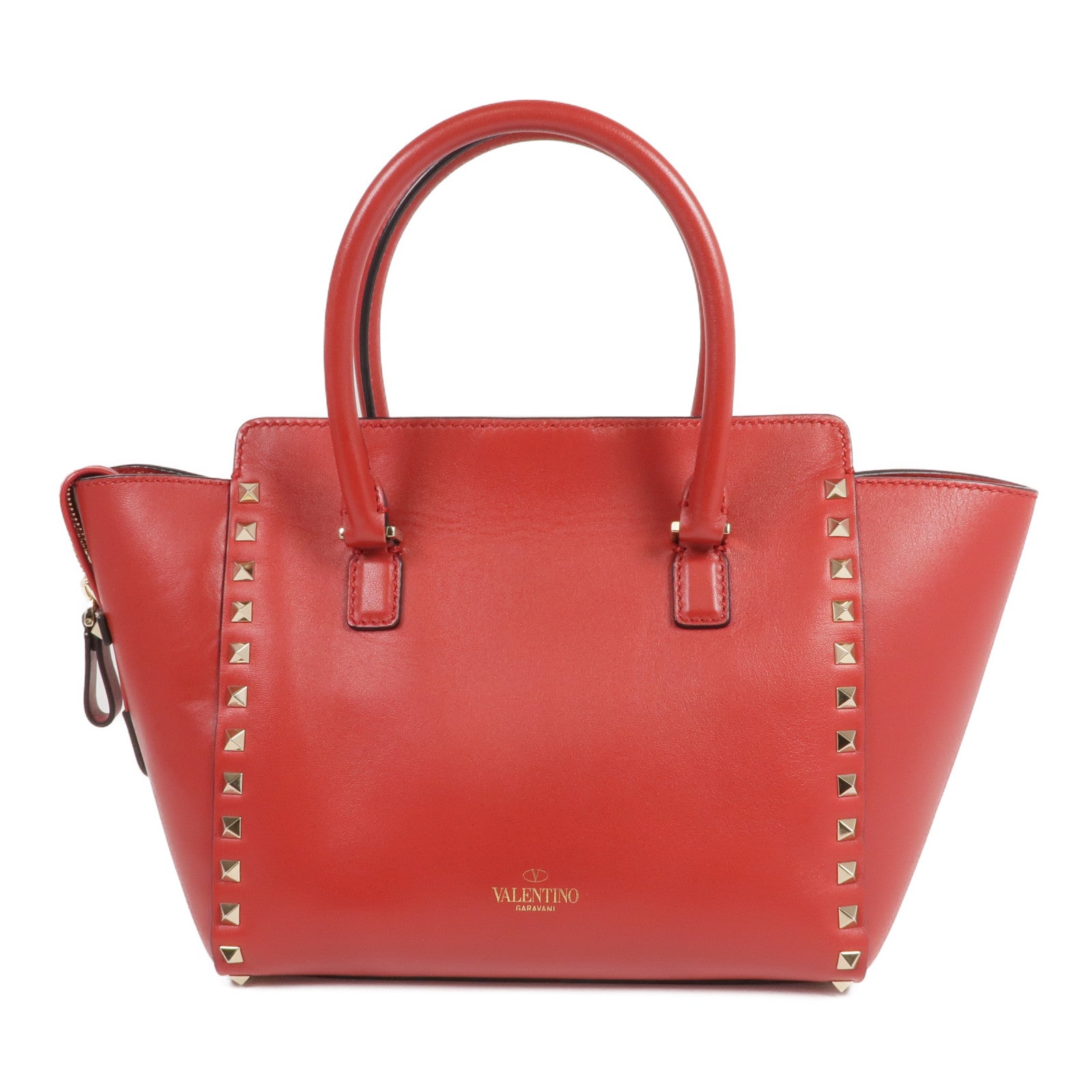 Valentino 牛皮皮革2way Shoulder Bag金扣手挽肩背兩用袋