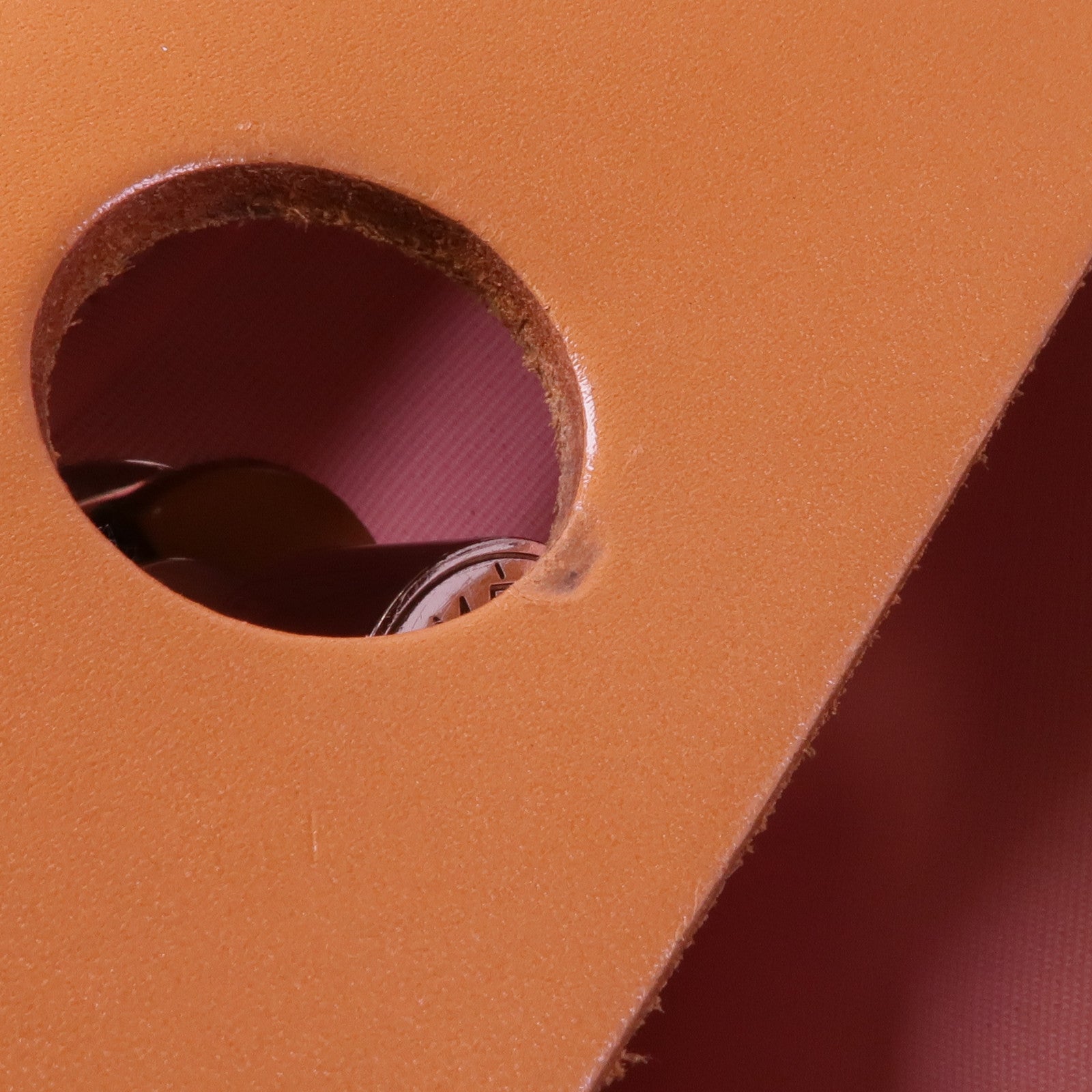 HERMES 帆布Herbag PM銀扣手挽肩背兩用袋Rose Sakura