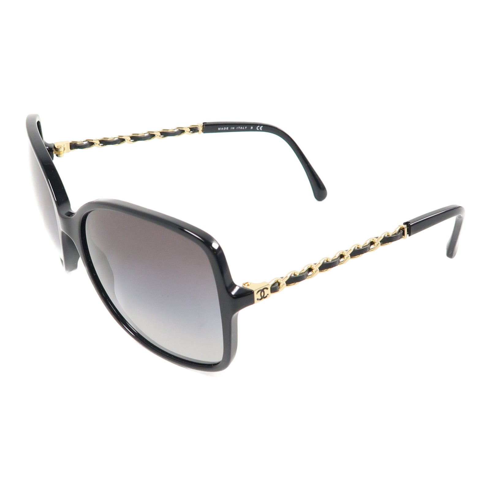CHANEL 金屬/PVC Sunglasses太陽眼鏡黑色