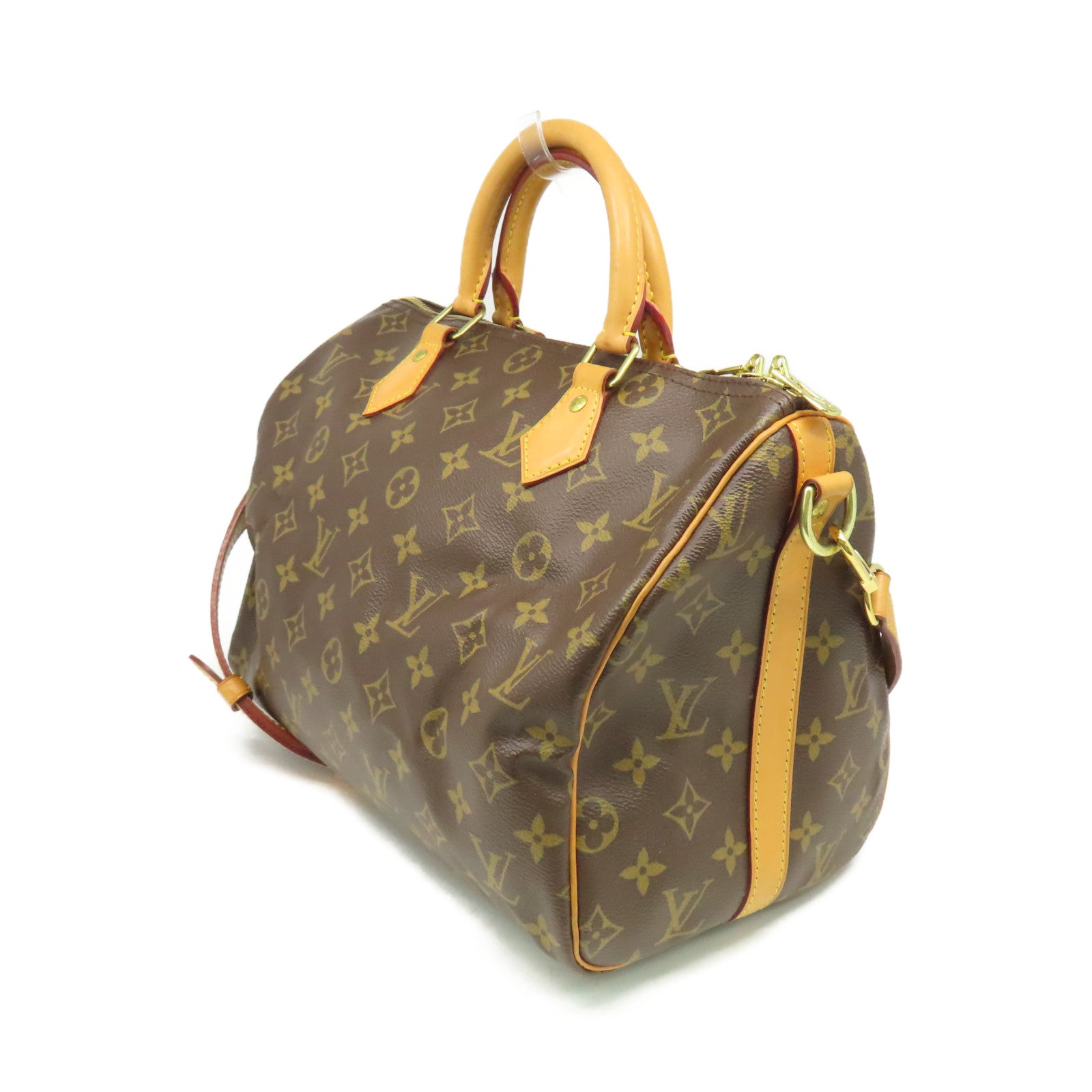 LOUIS VUITTON 【激減優惠】Monogram Speedy Bandouliere 30 2Way  Hand Bag金扣手挽肩背兩用袋啡色