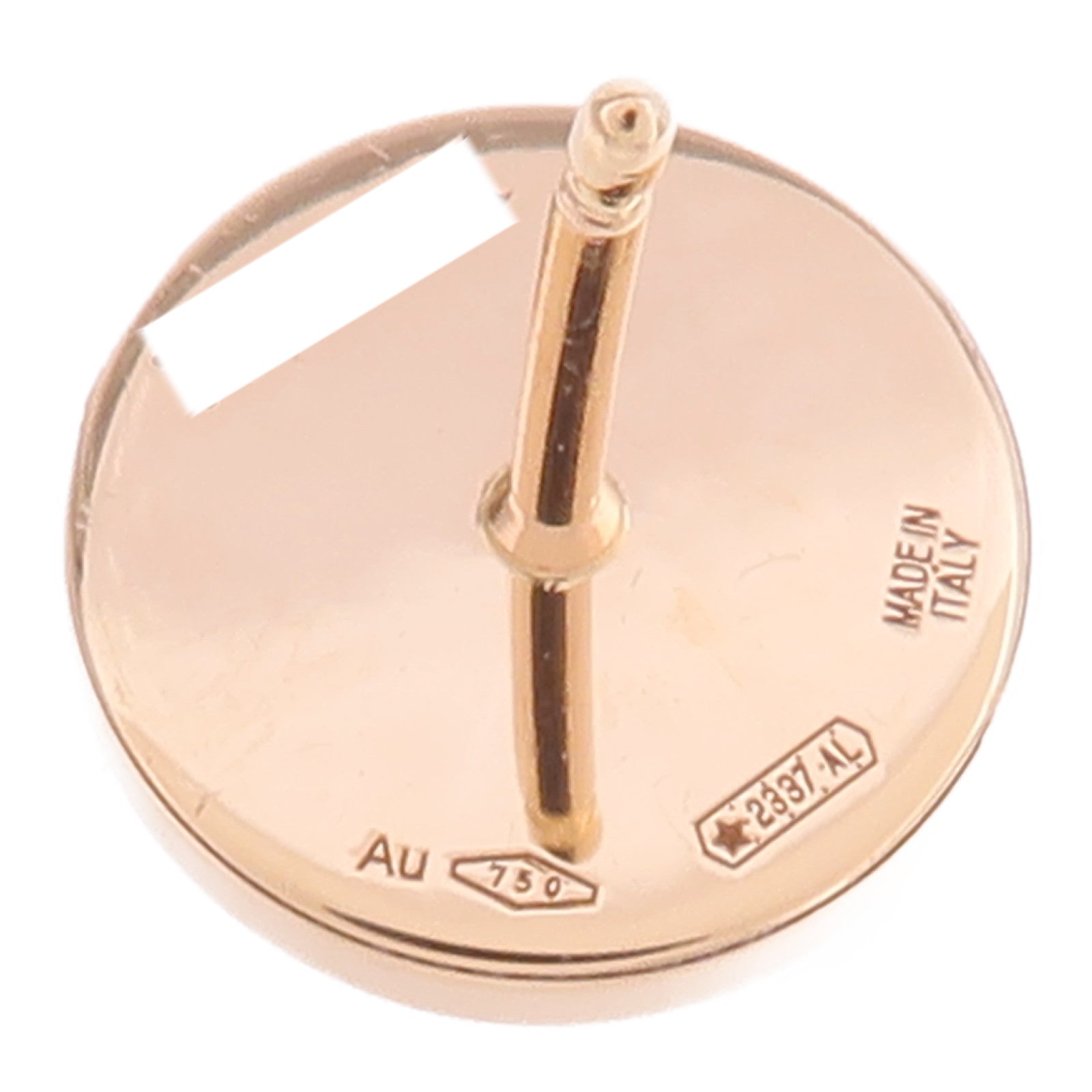 BVLGARI 18K玫瑰金Single Earring耳環