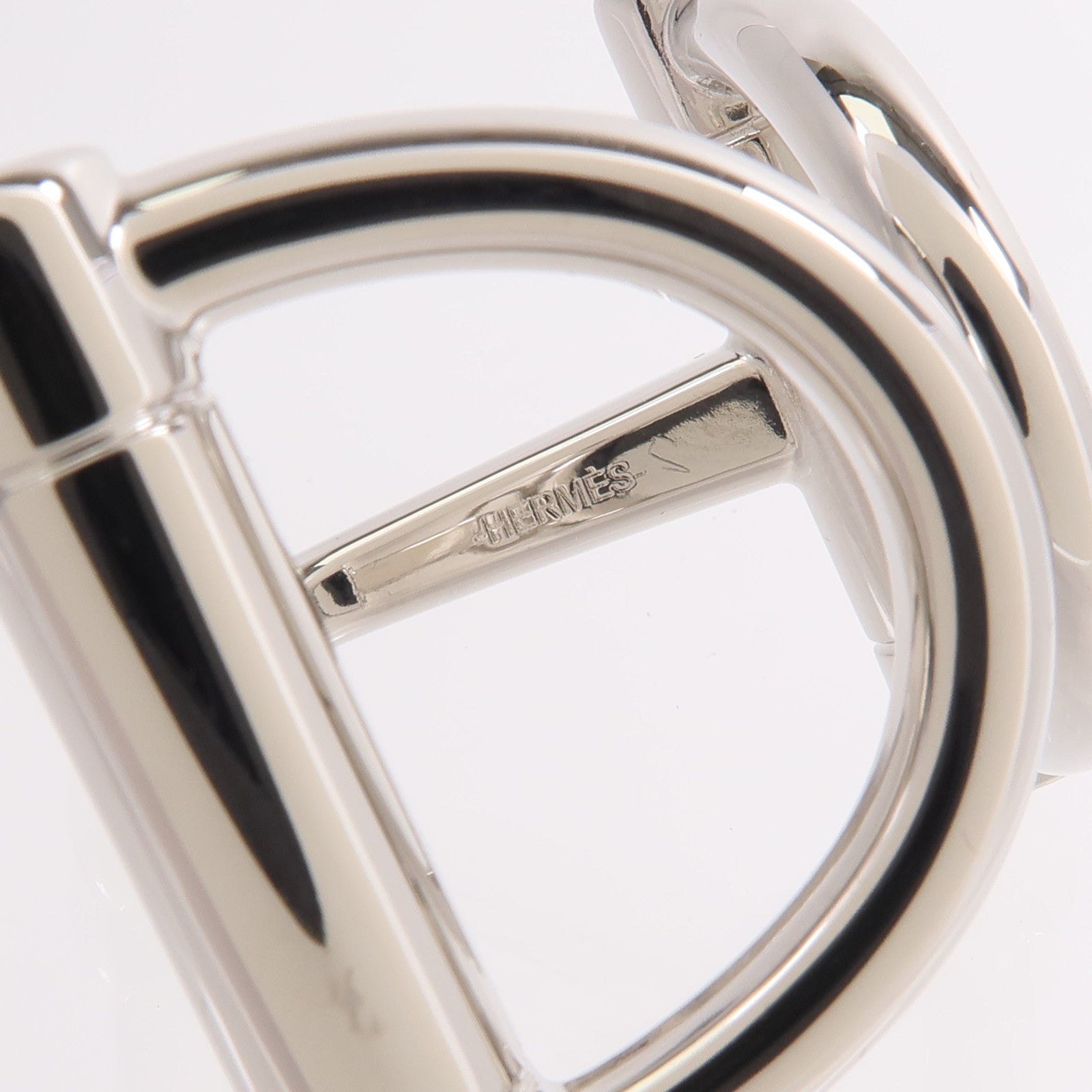 HERMES 金屬Double D Scarf Ring絲巾扣