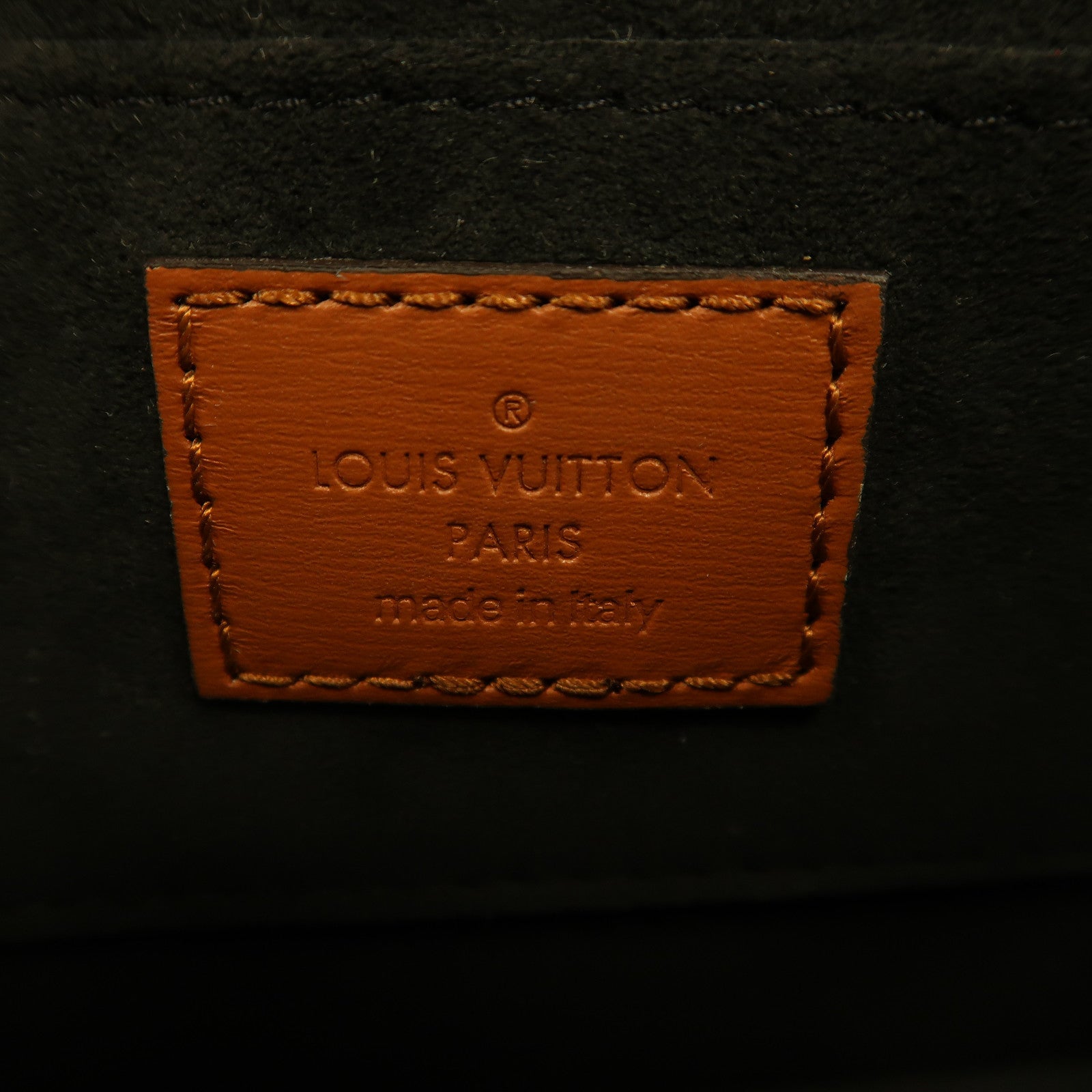 LOUIS VUITTON Monogram Reverse Mini Dauphine金扣肩背袋啡色