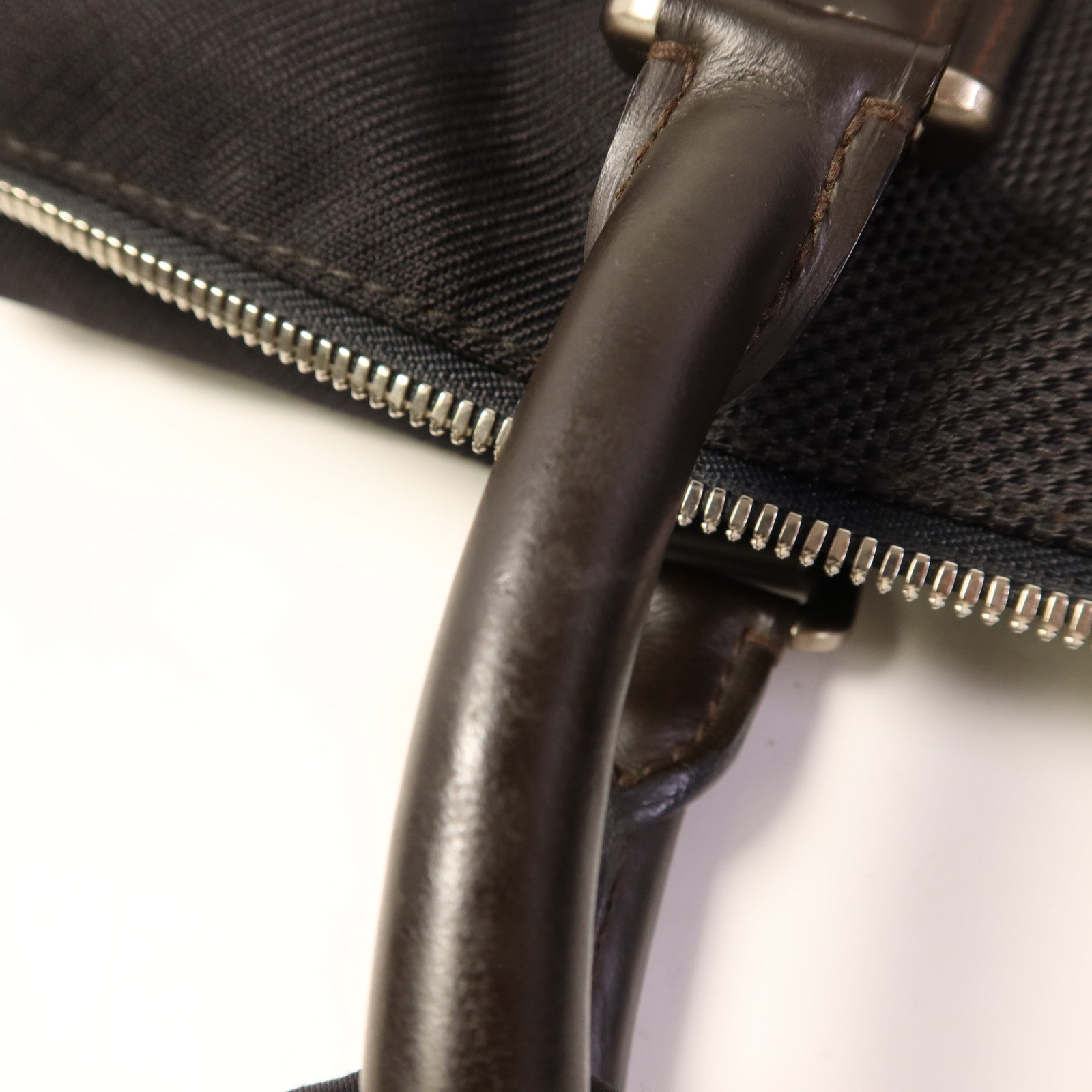 LOUIS VUITTON Damier Geant Albatros Boston Bag銀扣手挽肩背兩用袋