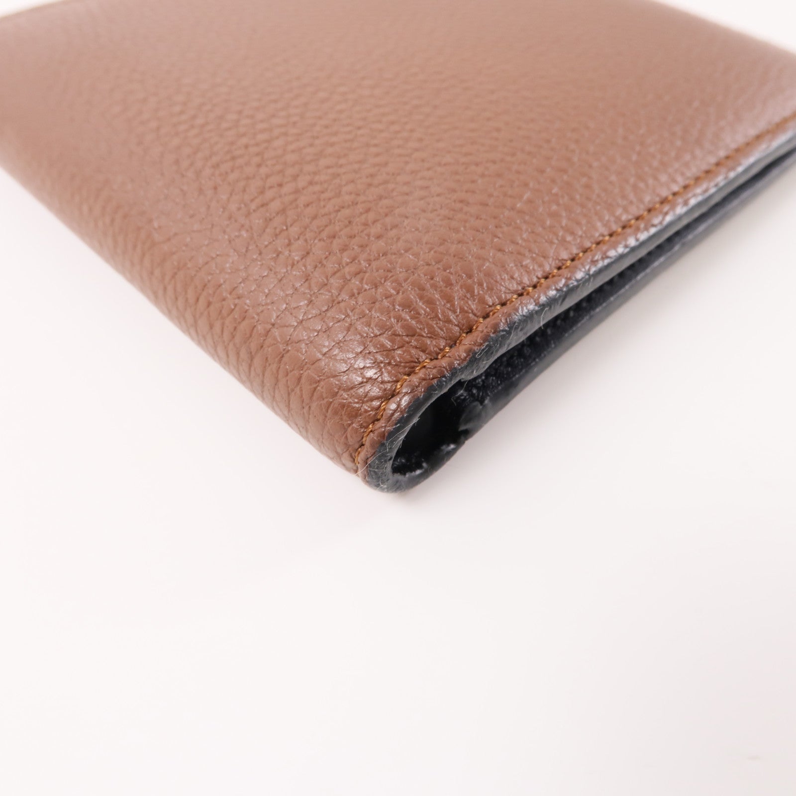 LOEWE 牛皮皮革Wallet錢包棕色