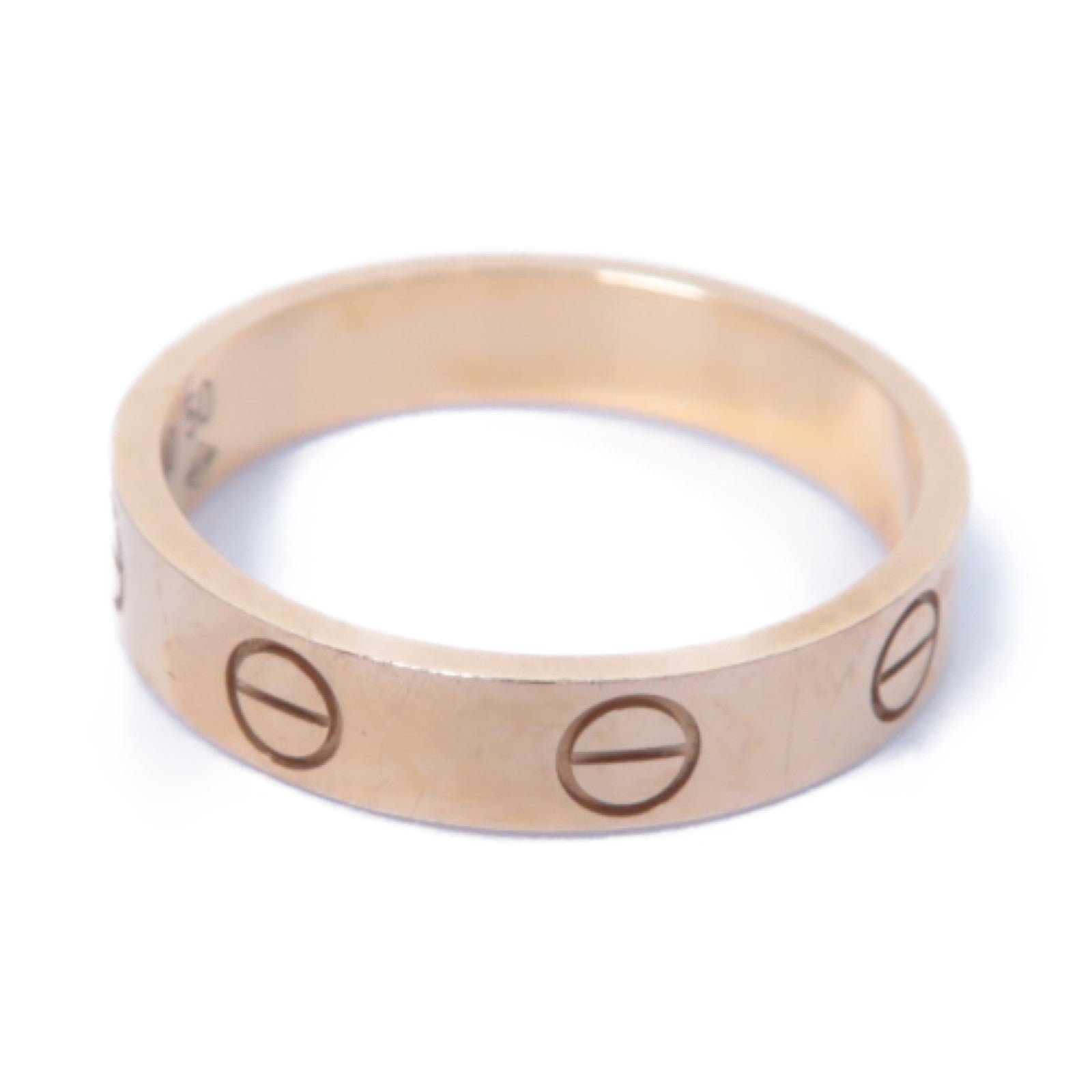 CARTIER 18K玫瑰金Wedding Ring戒指Cartier#50/US#5.25