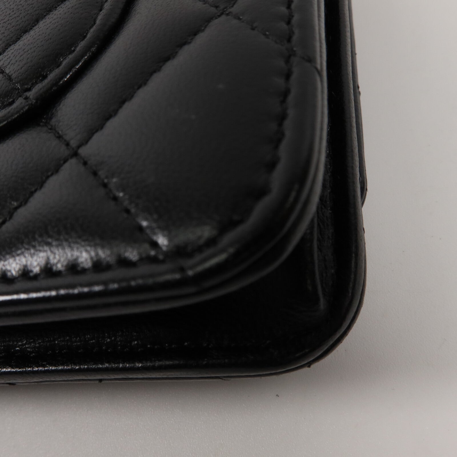 CHANEL 羊皮皮革WOC Wallet On Chain鏈帶肩背袋