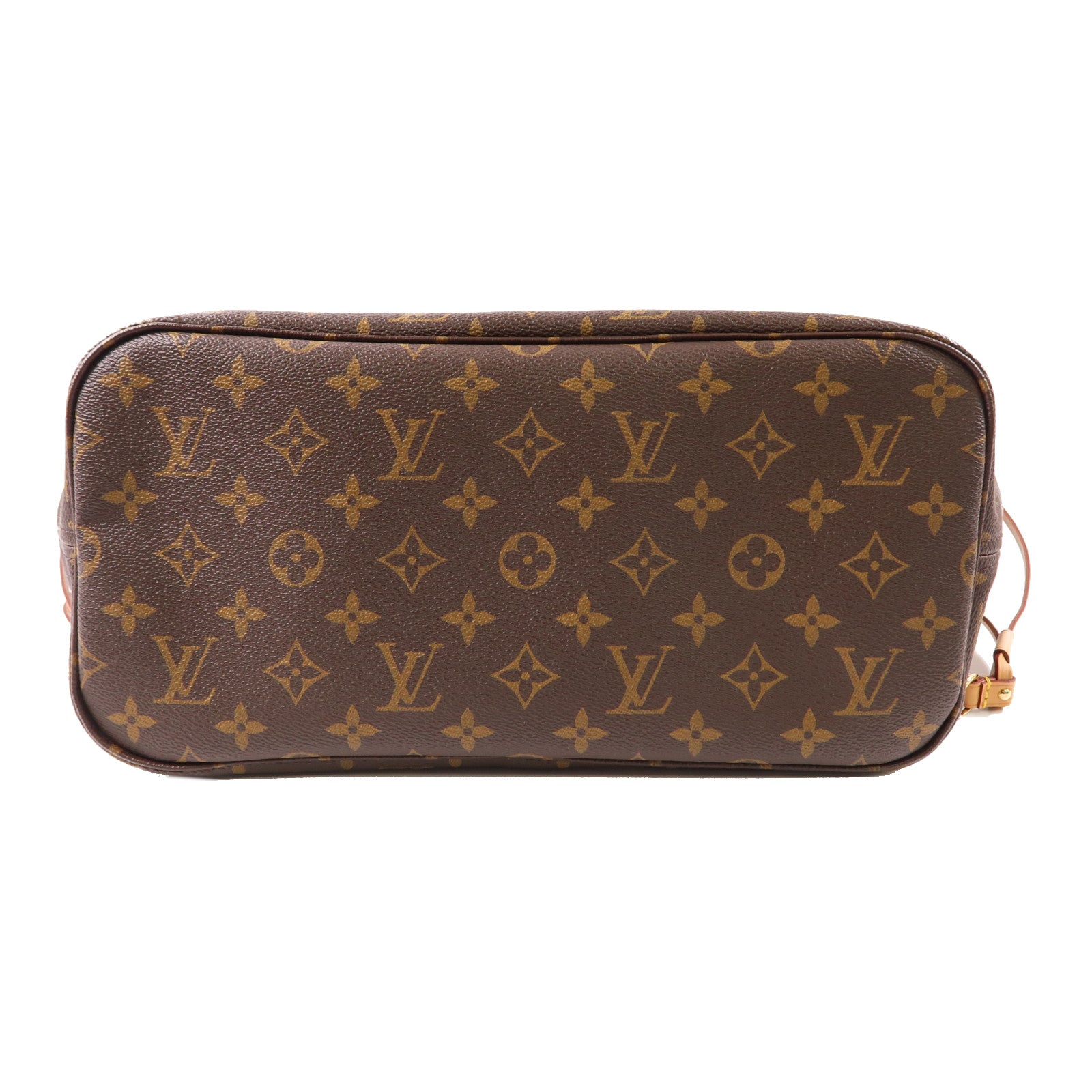 LOUIS VUITTON Monogram Neverfull MM金扣肩背袋手挽袋