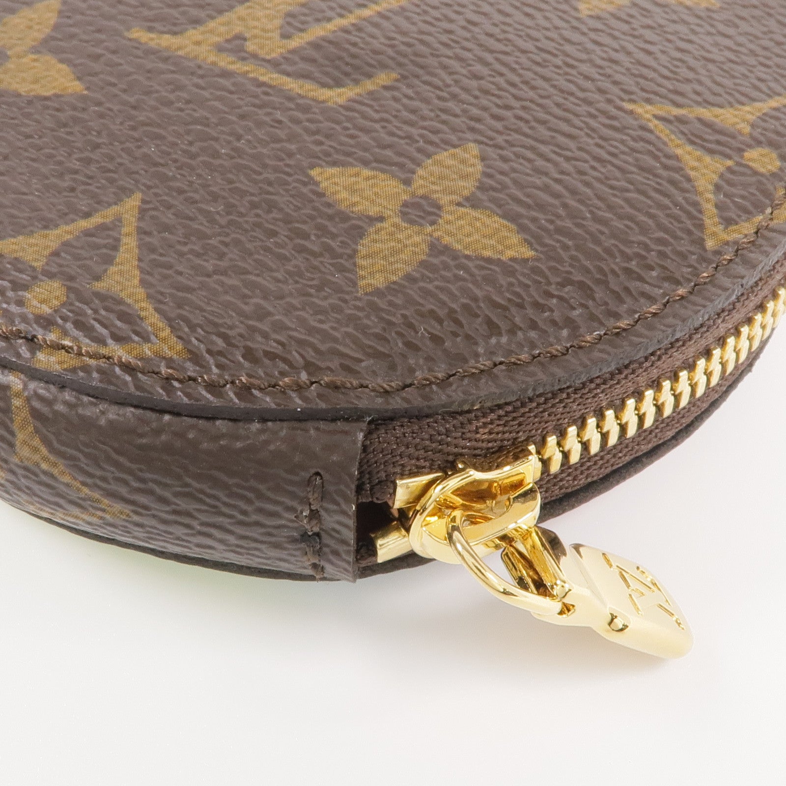 LOUIS VUITTON Monogram Coin Case金扣零錢包