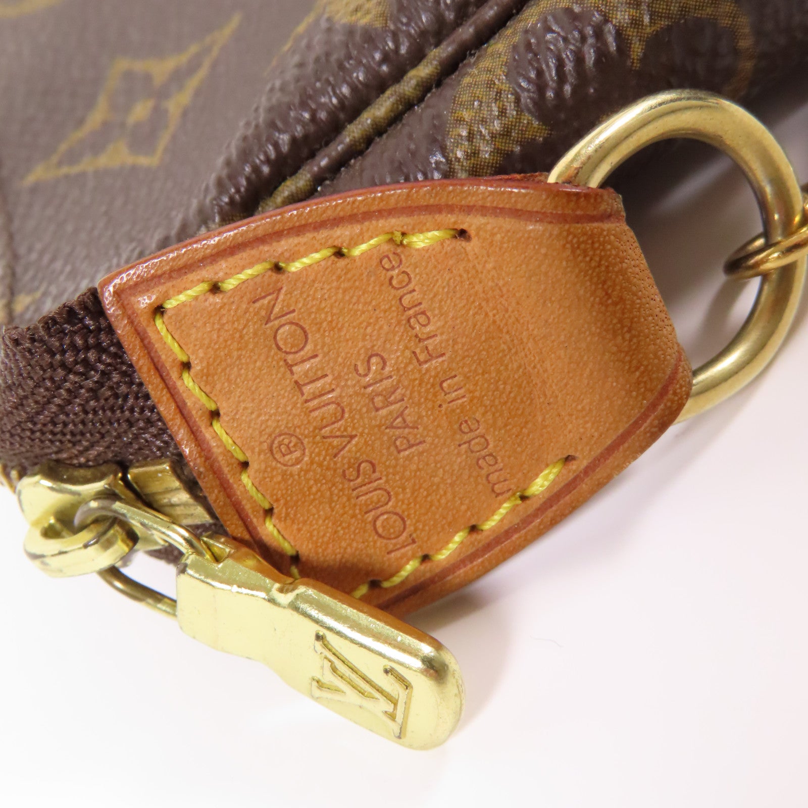 LOUIS VUITTON LV GHW Mini Pochette Accessoires Handbag M58009 Monogram Brown