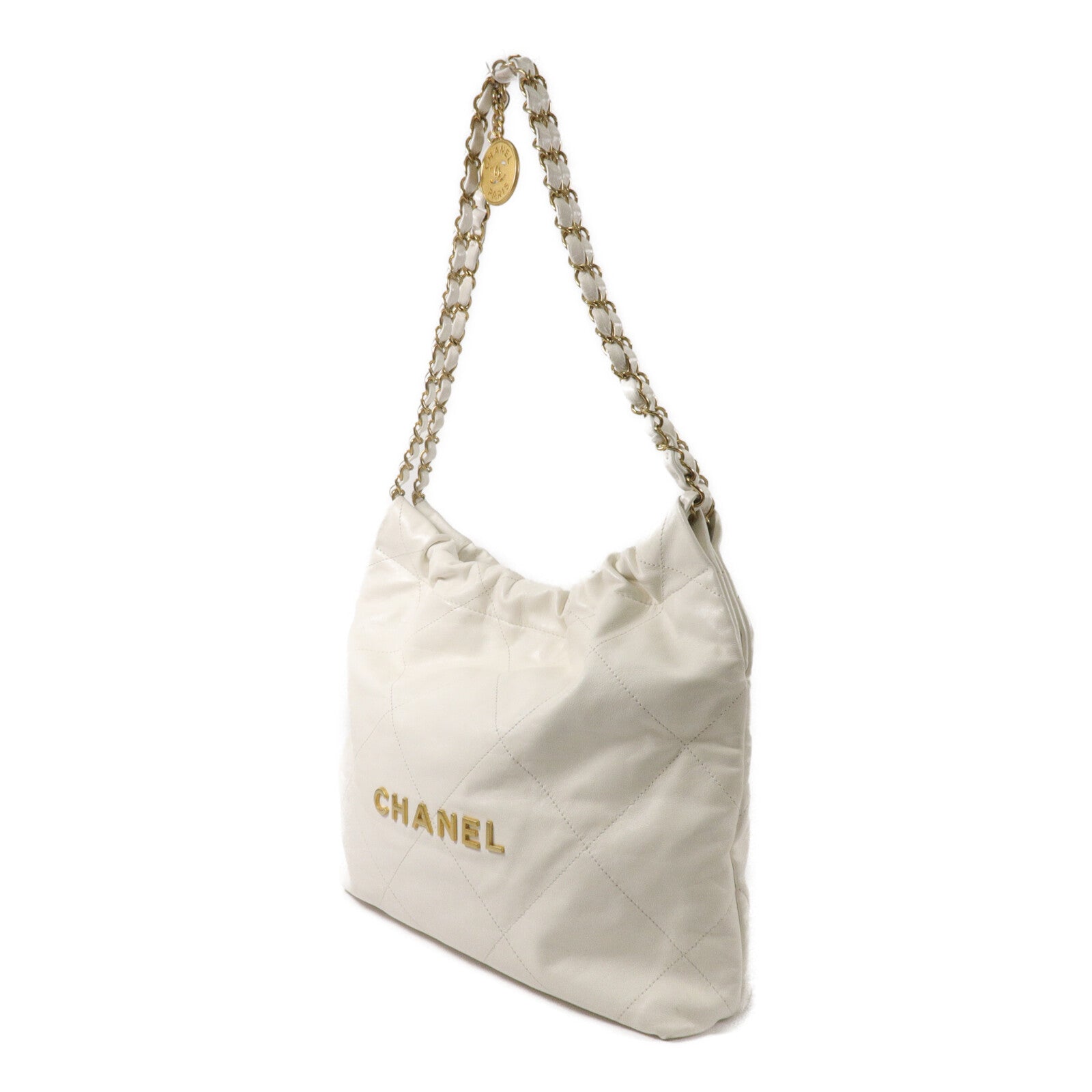 CHANEL 牛皮皮革Chanel 22 Small鏈帶肩背袋