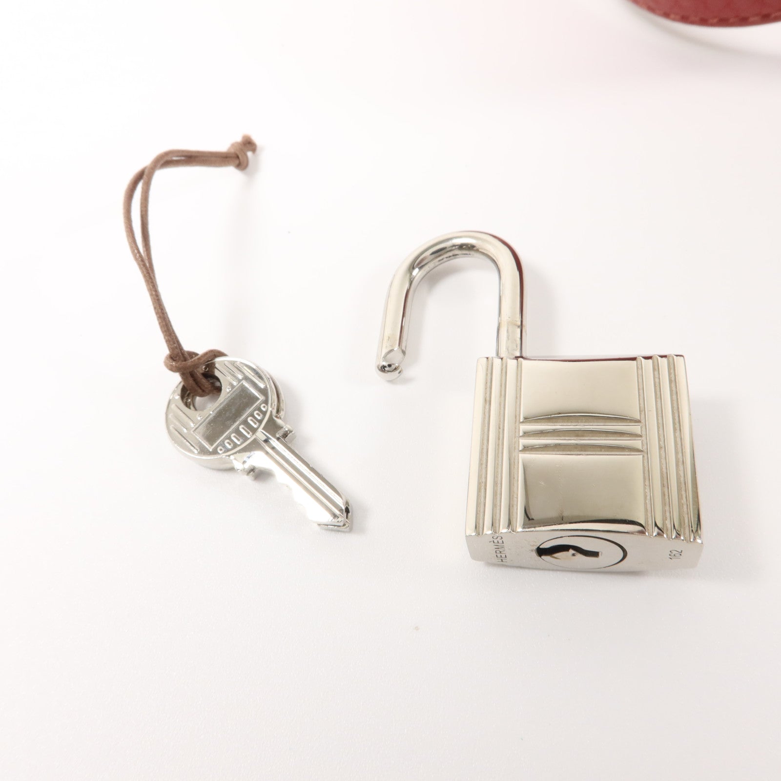 HERMES Clemence皮革Picotin GM手挽袋Rouge Pivoine