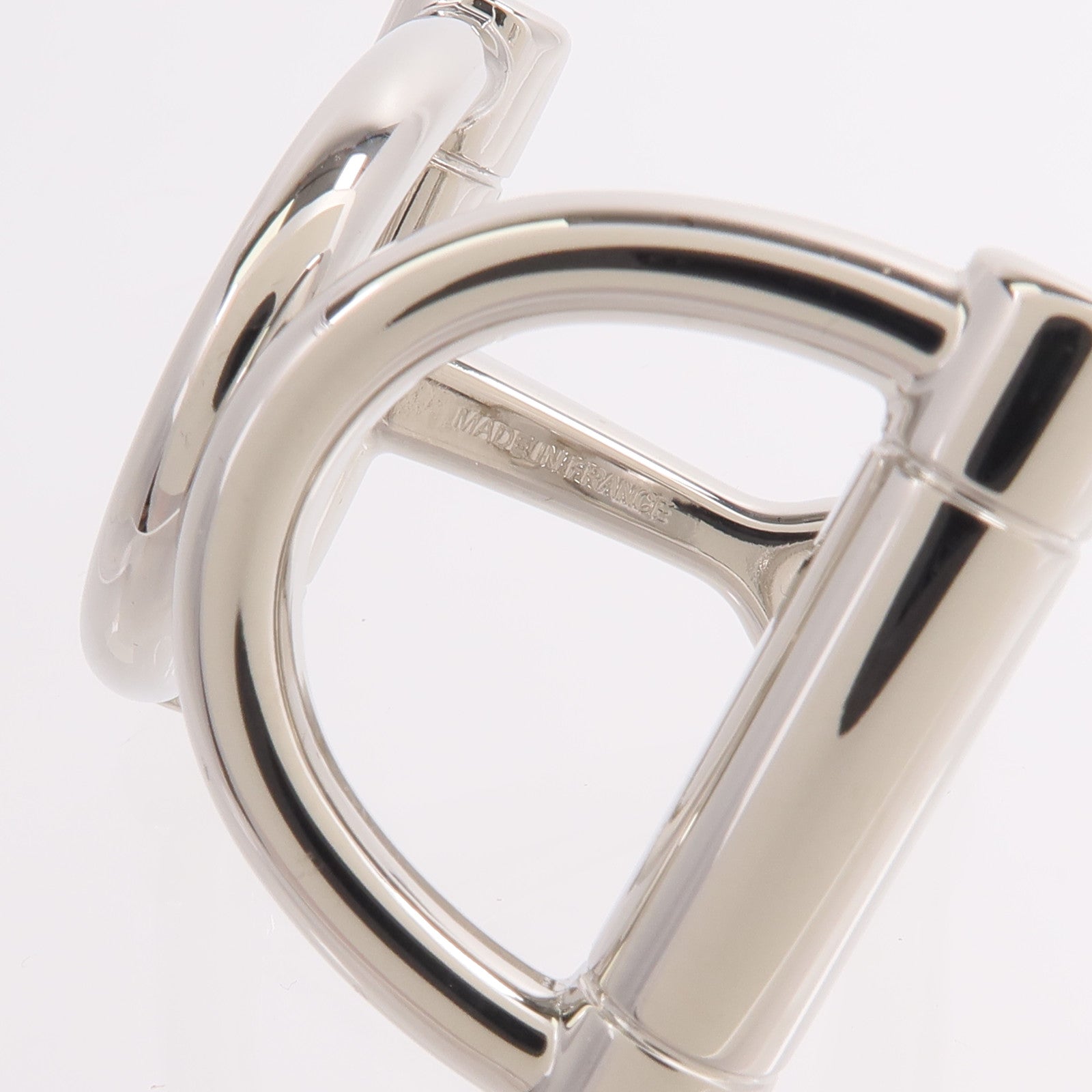 HERMES 金屬Double D Scarf Ring絲巾扣