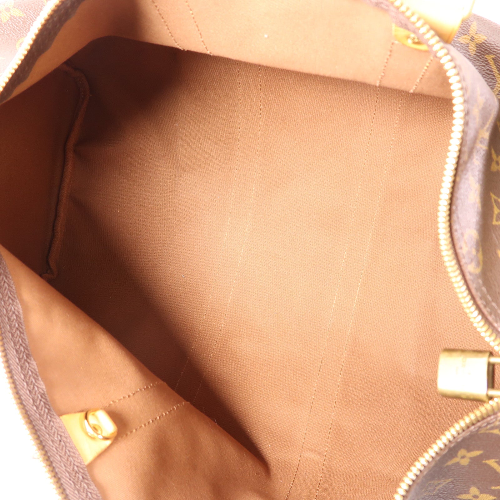 LOUIS VUITTON LV GHW Keepall 45 Travel Boston Hand Bag M41428 Monogram Brown