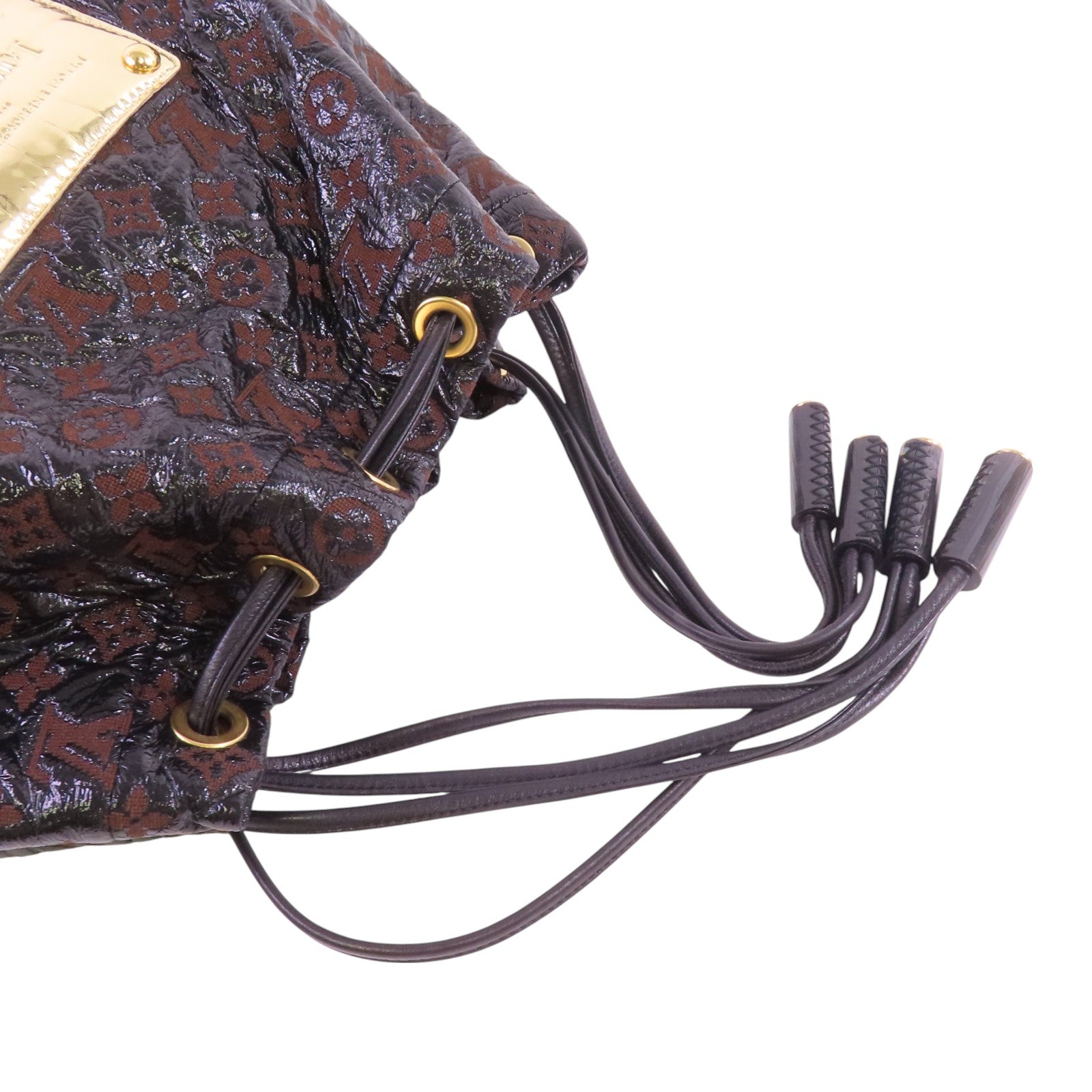 LOUIS VUITTON LV Envinil Squishy Golden Shoulder Bag M95259 Monogram Jacquard