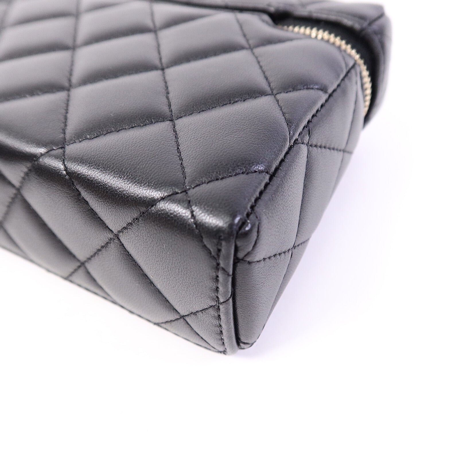 CHANEL 羊皮皮革Chain Shoulder手挽肩背兩用袋