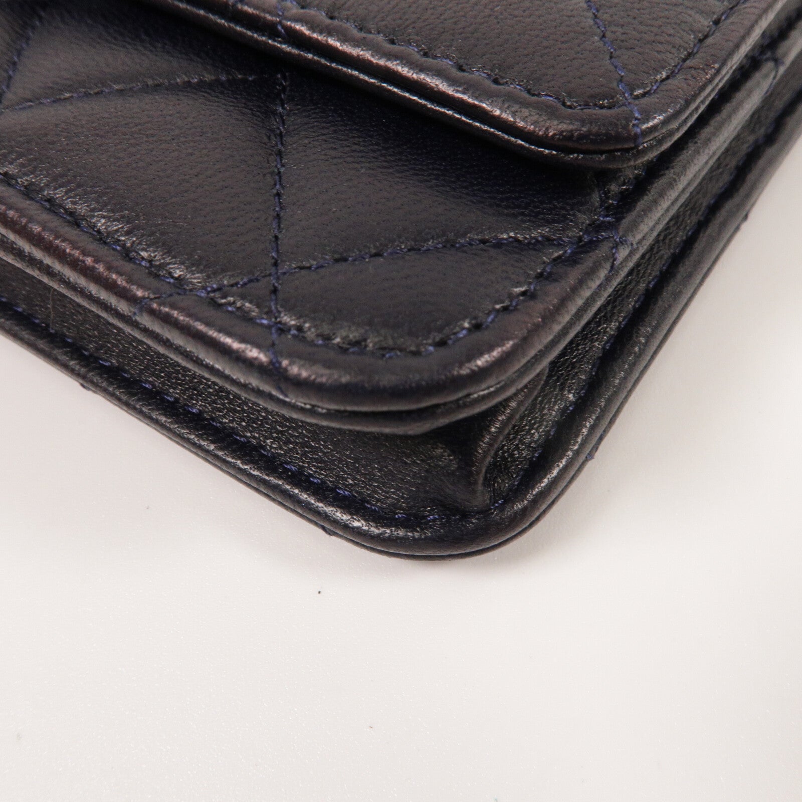 CHANEL 羊皮皮革WOC Wallet On Chain鏈帶肩背袋