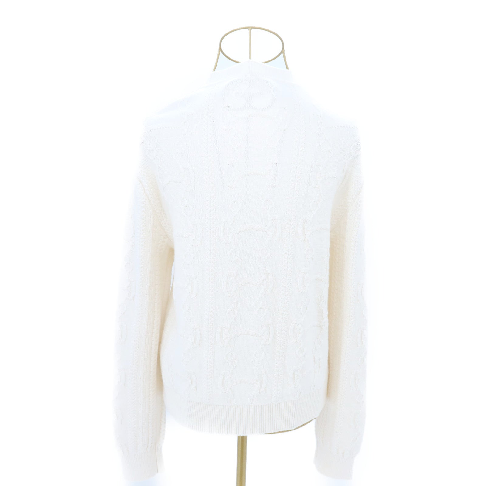 HERMES Wool/Cashmere Cardigan針織