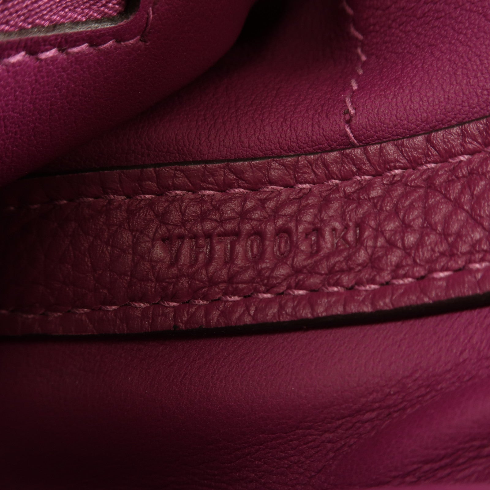 HERMES Clemence皮革24/24 29CM金扣手挽肩背兩用袋Anemone海葵紫色