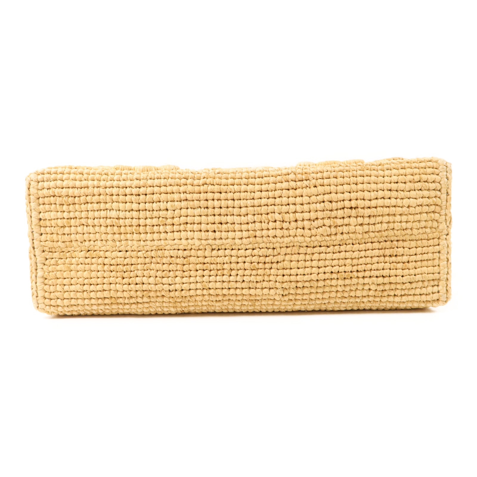 CELINE Raffia Victoire Bag金扣鏈帶肩背袋