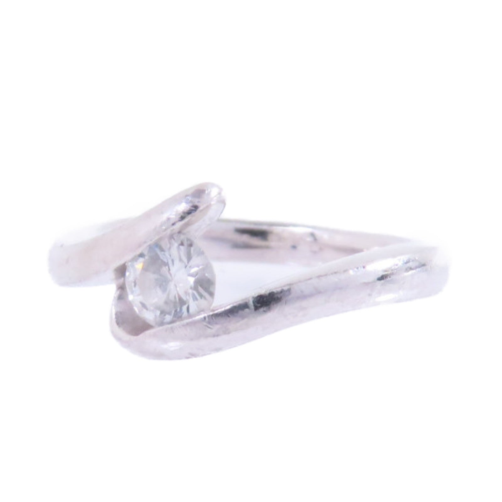 JEWELRY 18K白金/鑽石Diamond Ring戒指US#4.75