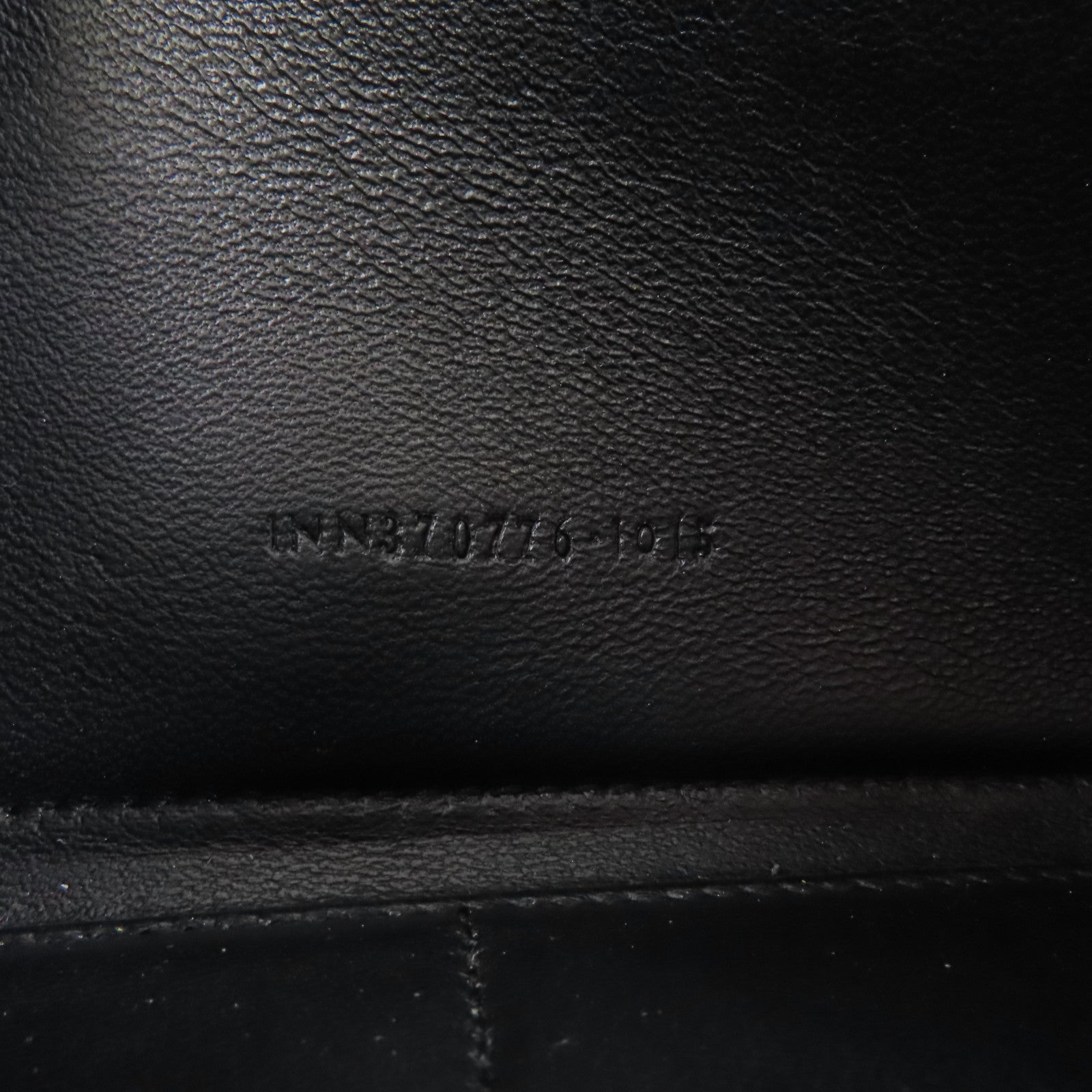 SAINT LAURENT 牛皮皮革Long Wallet銀扣長錢包黑色