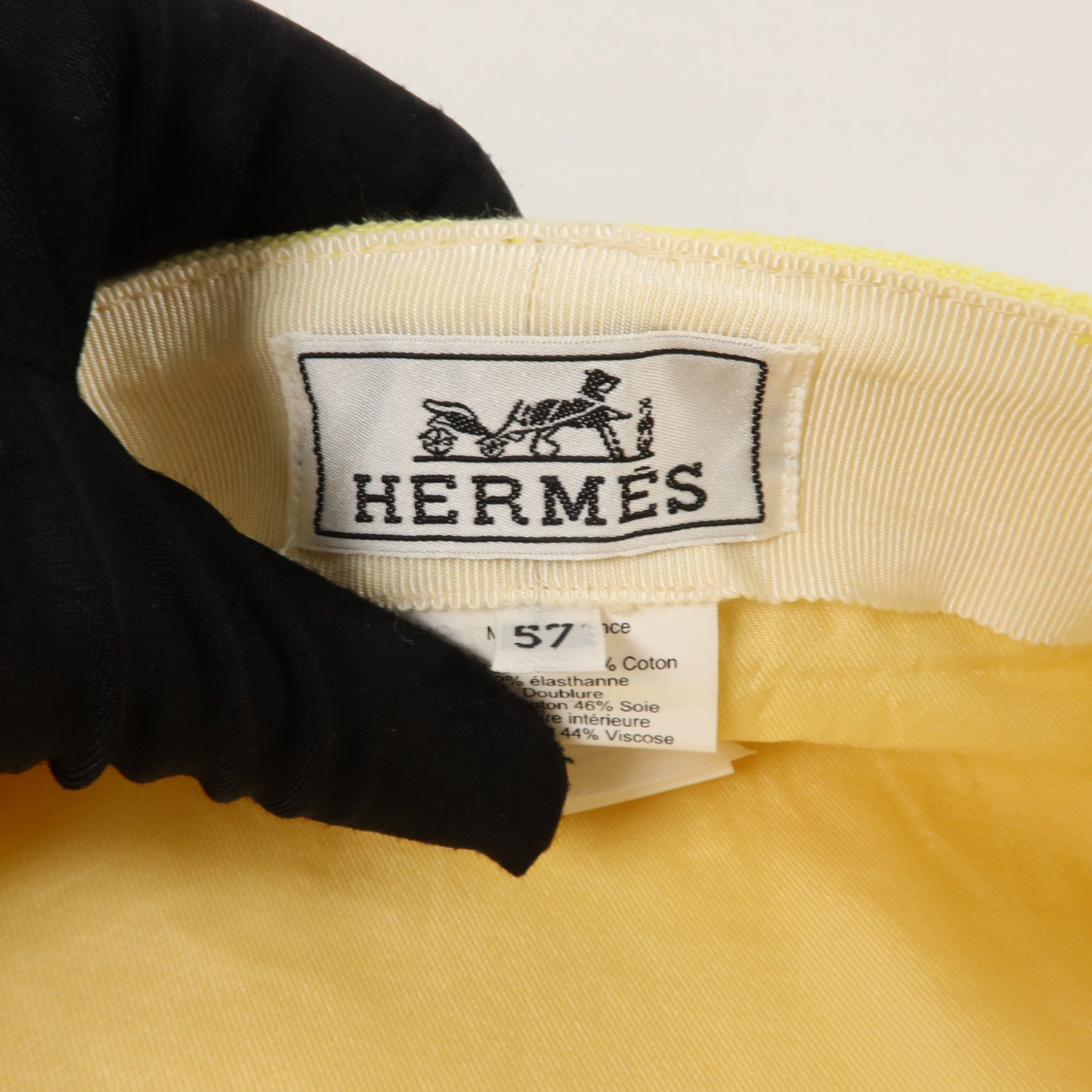 HERMES Chanvre/棉質Giulia Hat帽子