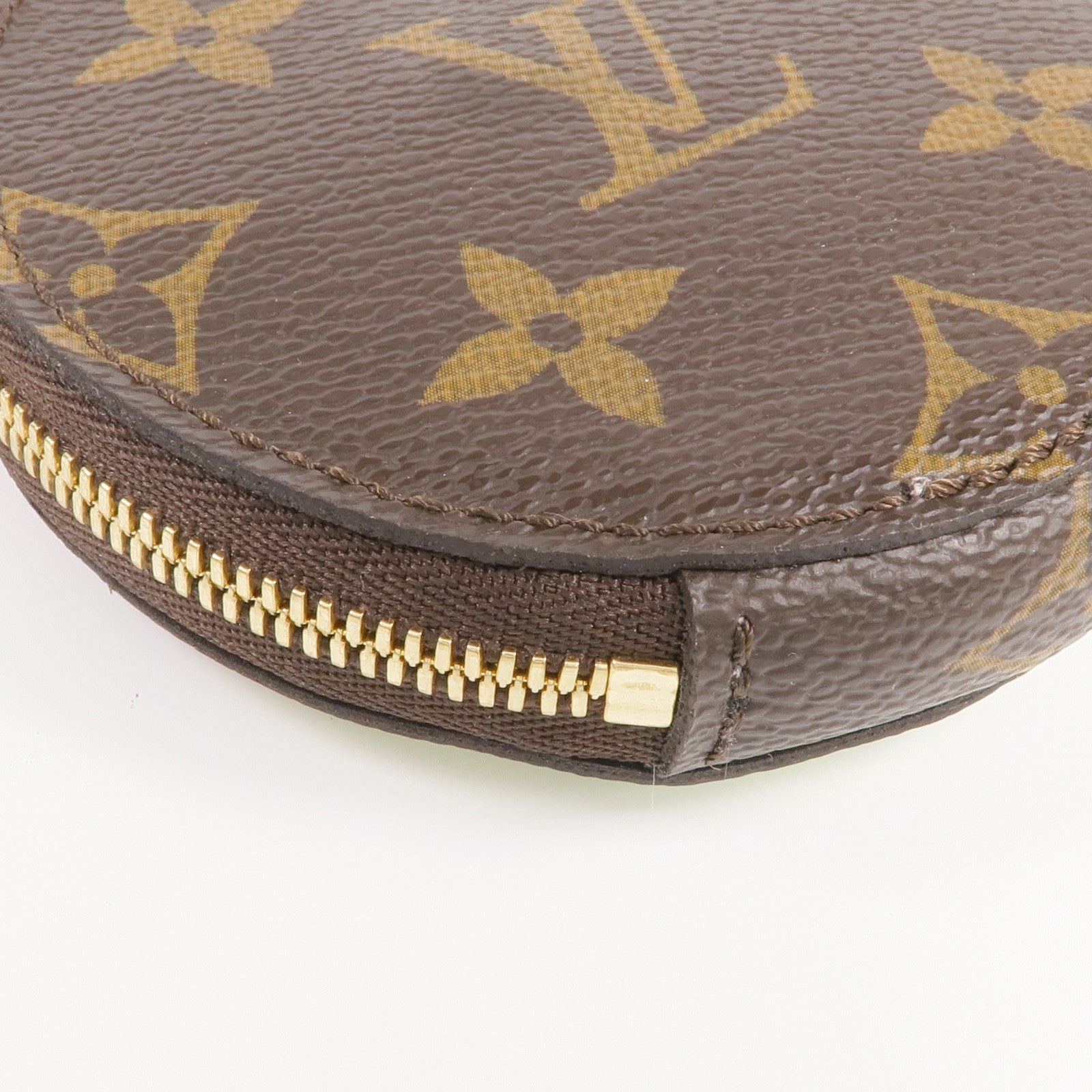 LOUIS VUITTON Monogram Coin Case金扣零錢包