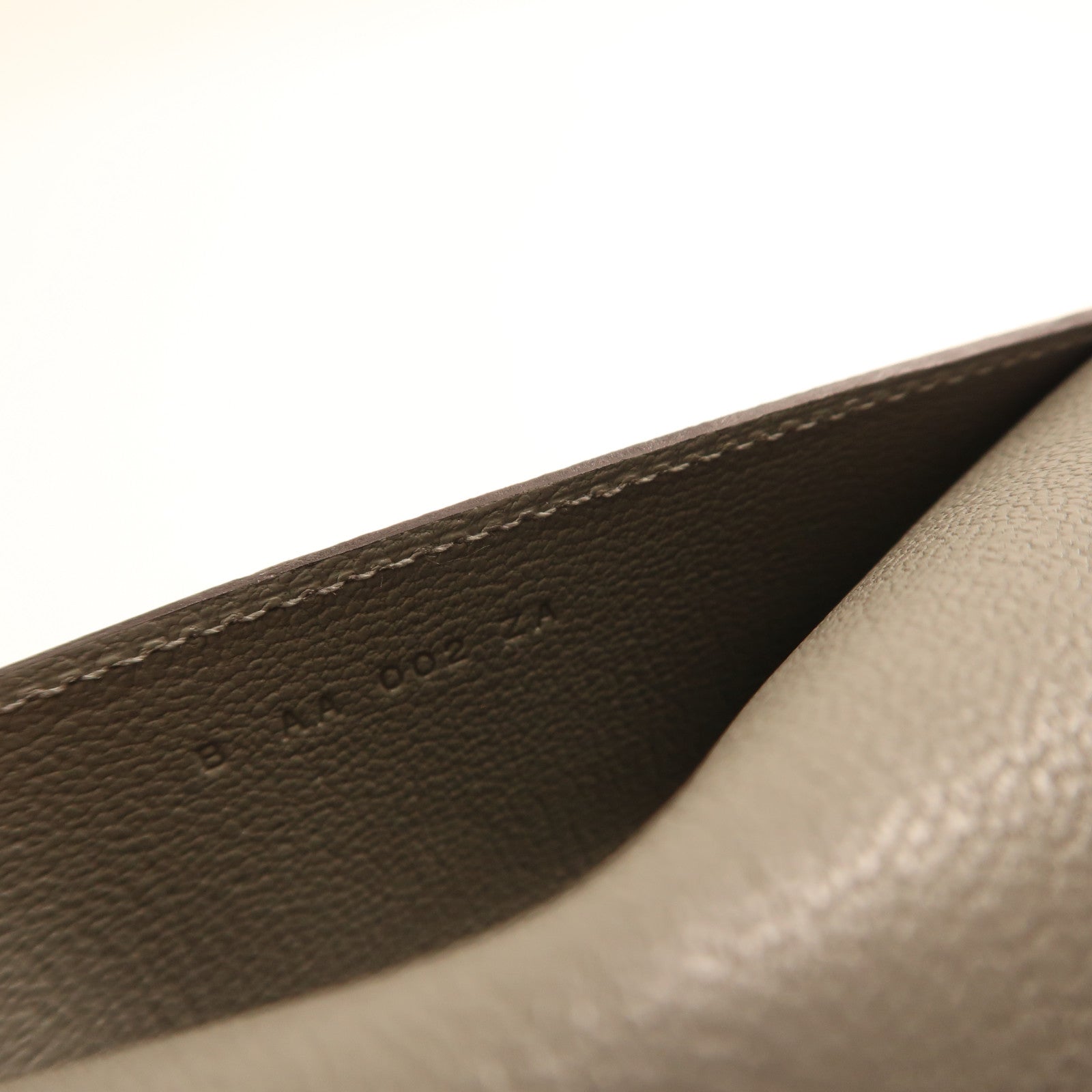 HERMES 【激減優惠】Evercolor皮革R.M.S Passport Holder護照套Gris Meyer