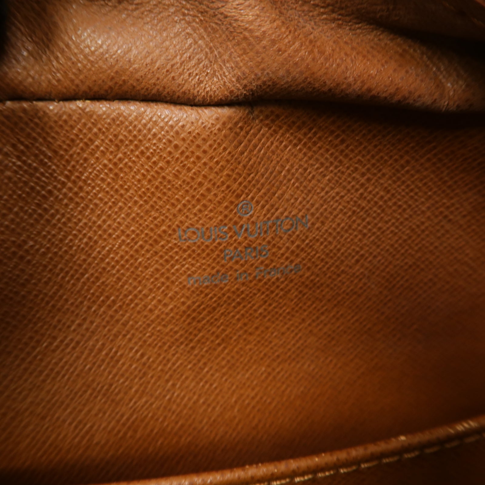 LOUIS VUITTON Monogram Cite MM金扣肩背袋棕色