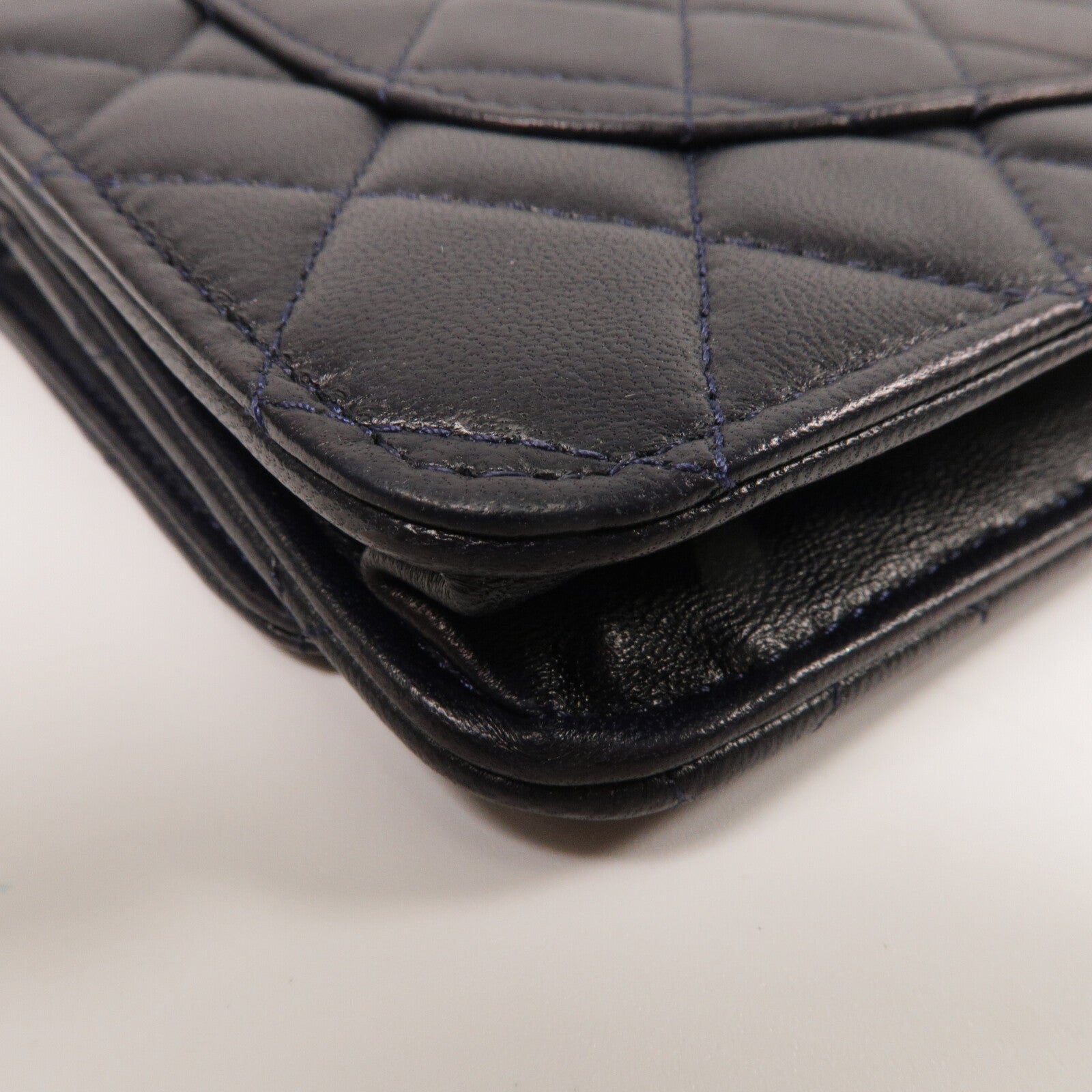 CHANEL 羊皮皮革WOC Wallet On Chain鏈帶肩背袋
