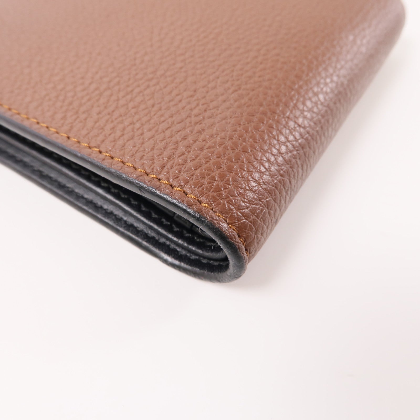 LOEWE 牛皮皮革Wallet錢包棕色