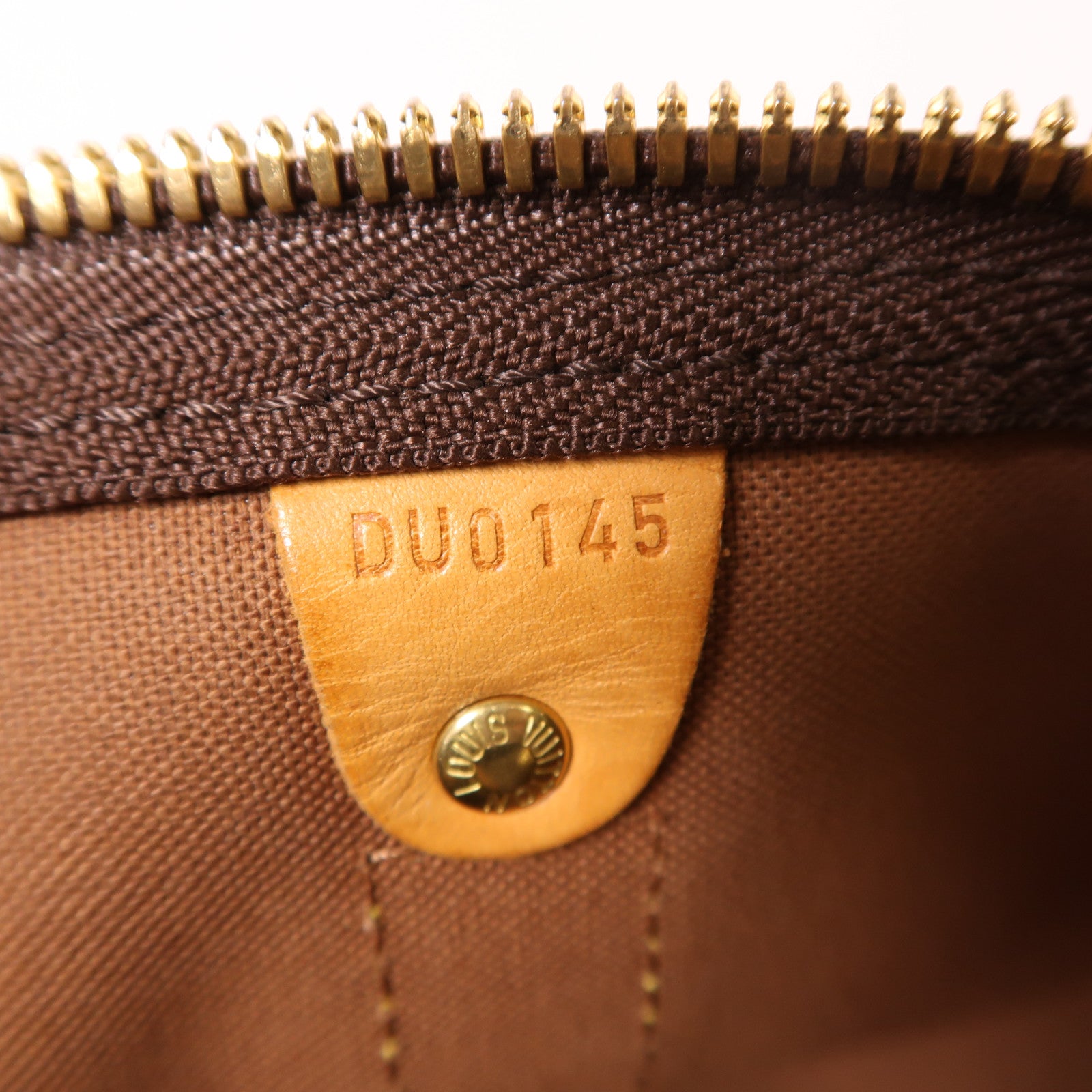 LOUIS VUITTON LV GHW Keepall 45 Travel Boston Hand Bag M41428 Monogram Brown