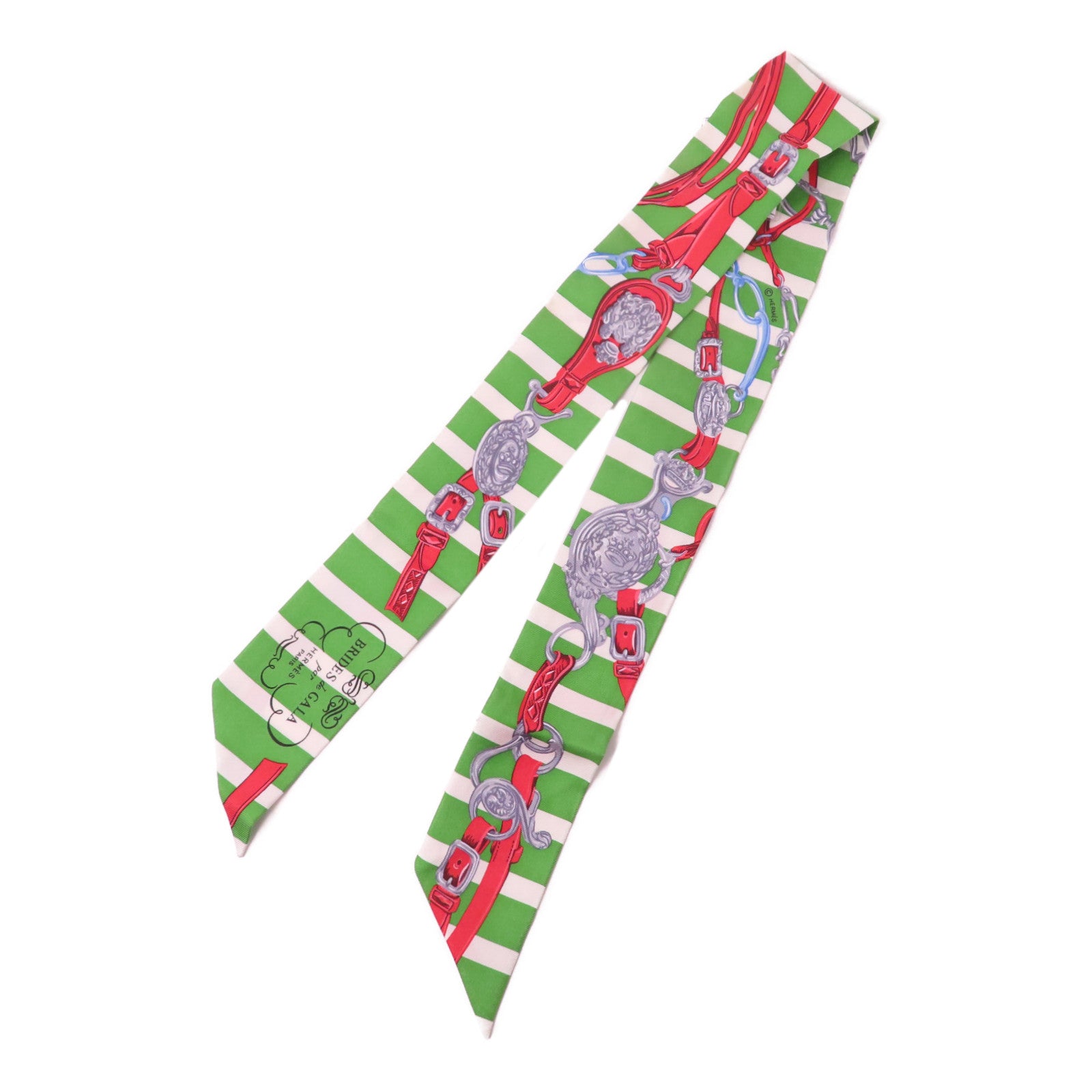 HERMES 絲質Twilly Scarf絲巾